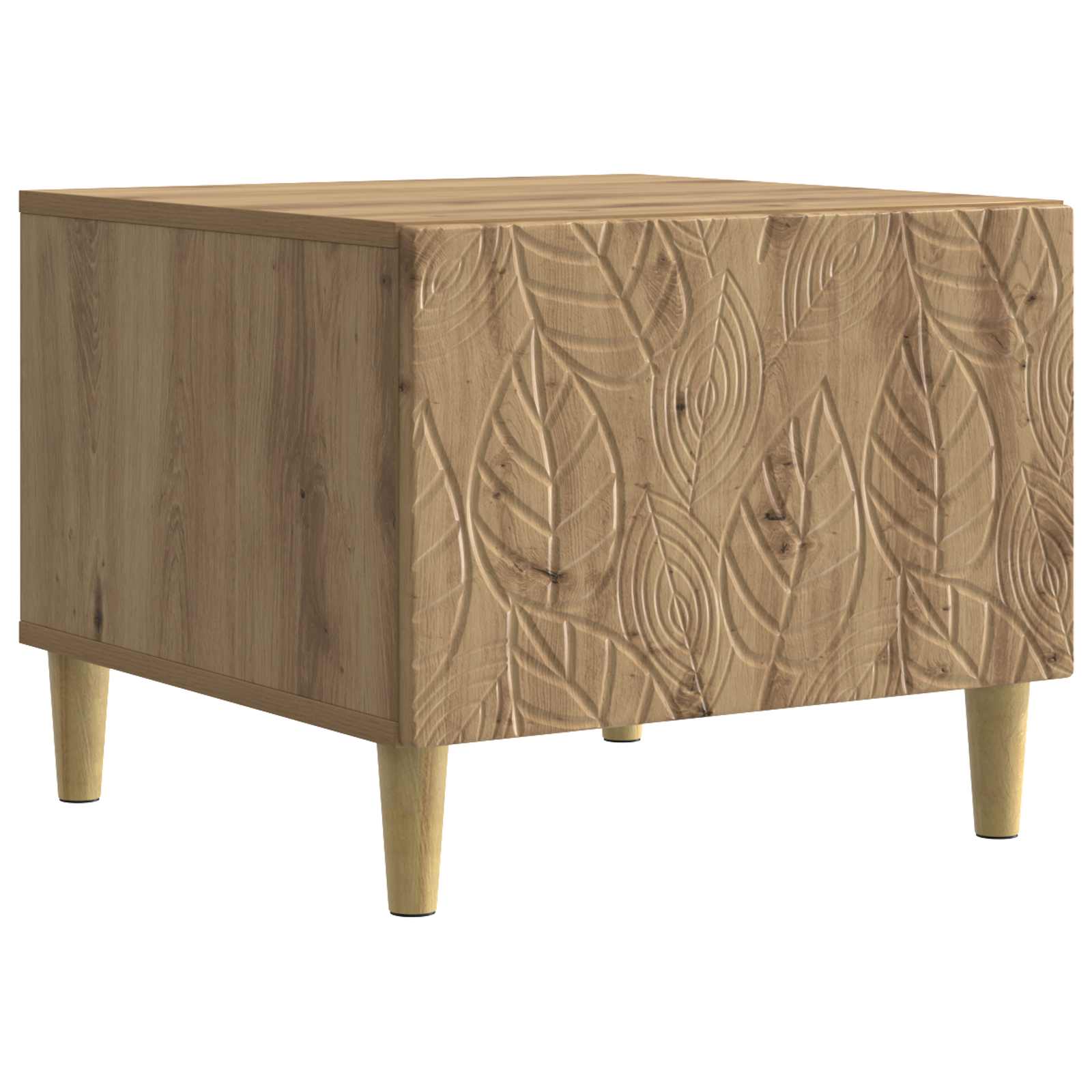 vidaXL Salontafel Wit 50 x 49 x 40 cm Bewerkt hout