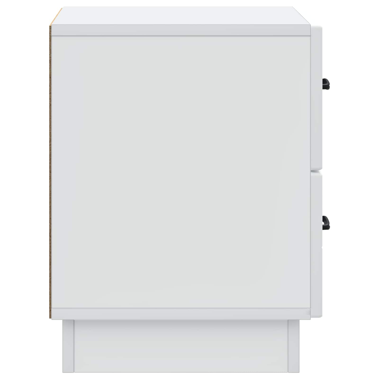 vidaXL Nachtkastje met lade 2 pcs Wit 43 x 34,5 x 44,5 cm Bewerkt hout