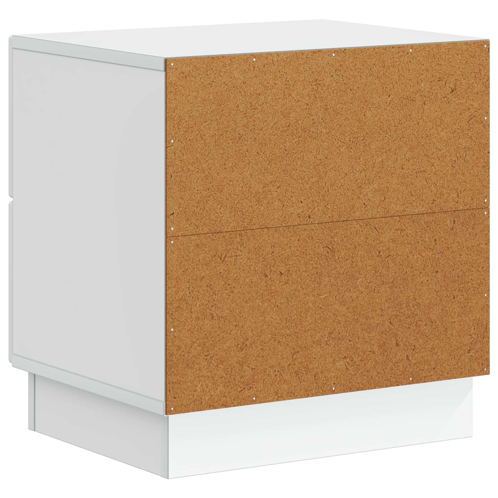 vidaXL Nachtkastje met lade 2 pcs Wit 43 x 34,5 x 44,5 cm Bewerkt hout