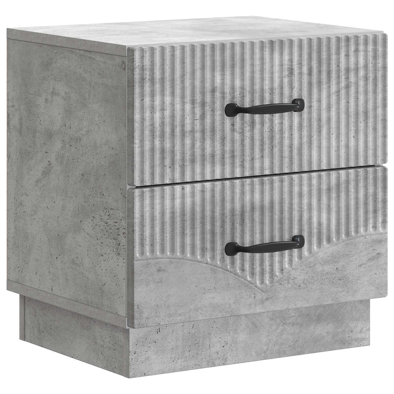 vidaXL Nachtkastje met lade 2 pcs Wit 43 x 34,5 x 44,5 cm Bewerkt hout