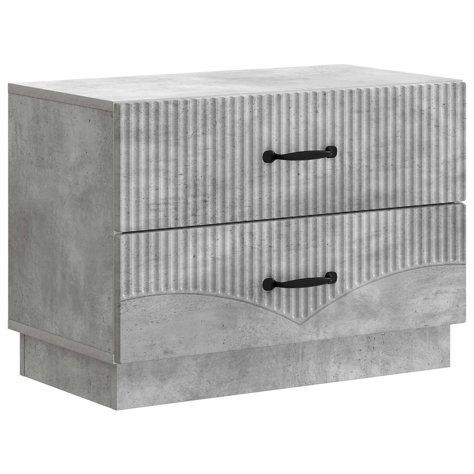 vidaXL Nachtkastje met lade Zwart 62 x 34,5 x 44,5 cm Bewerkt hout