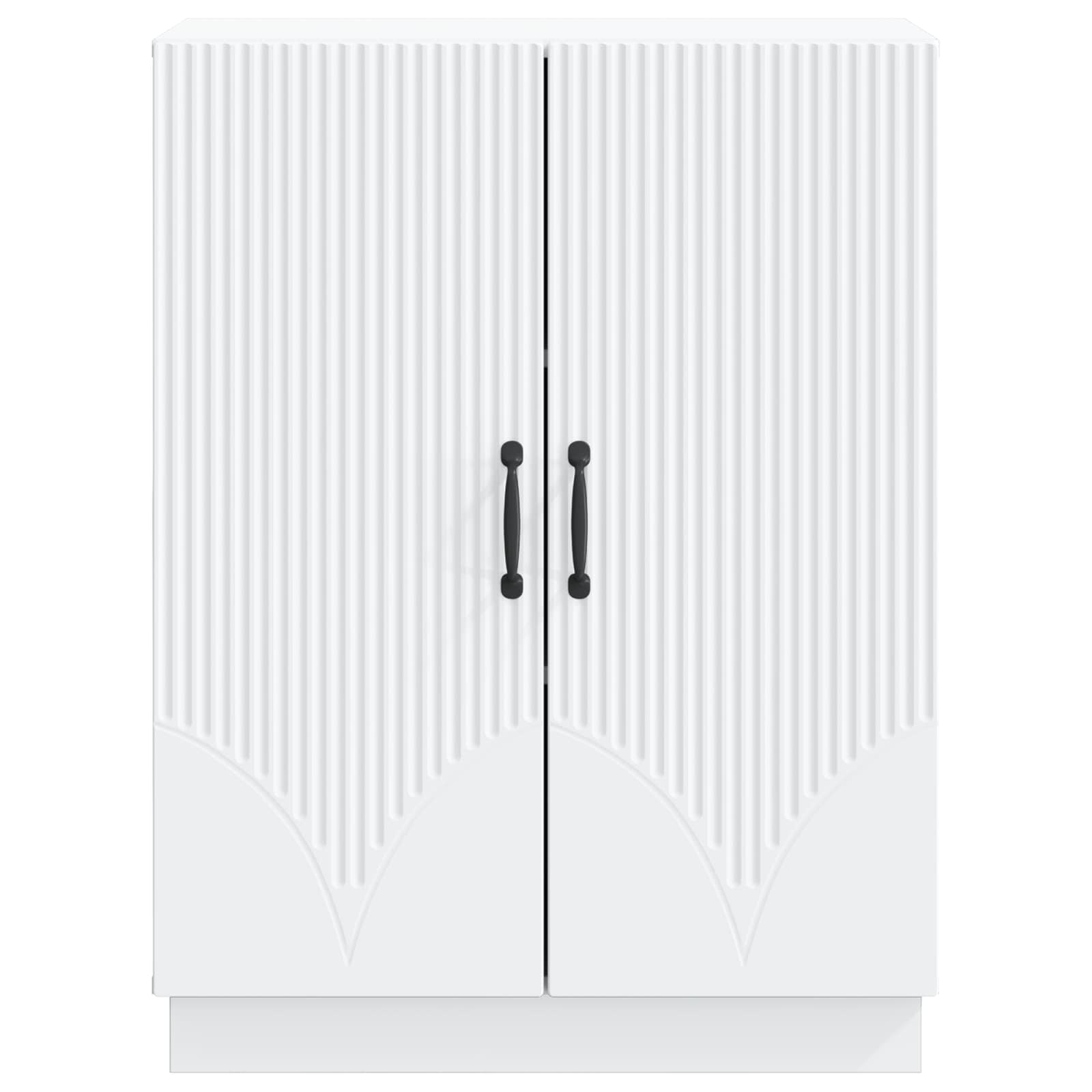 vidaXL Dressoir Zwart 66 x 34,5 x 87 cm Bewerkt hout