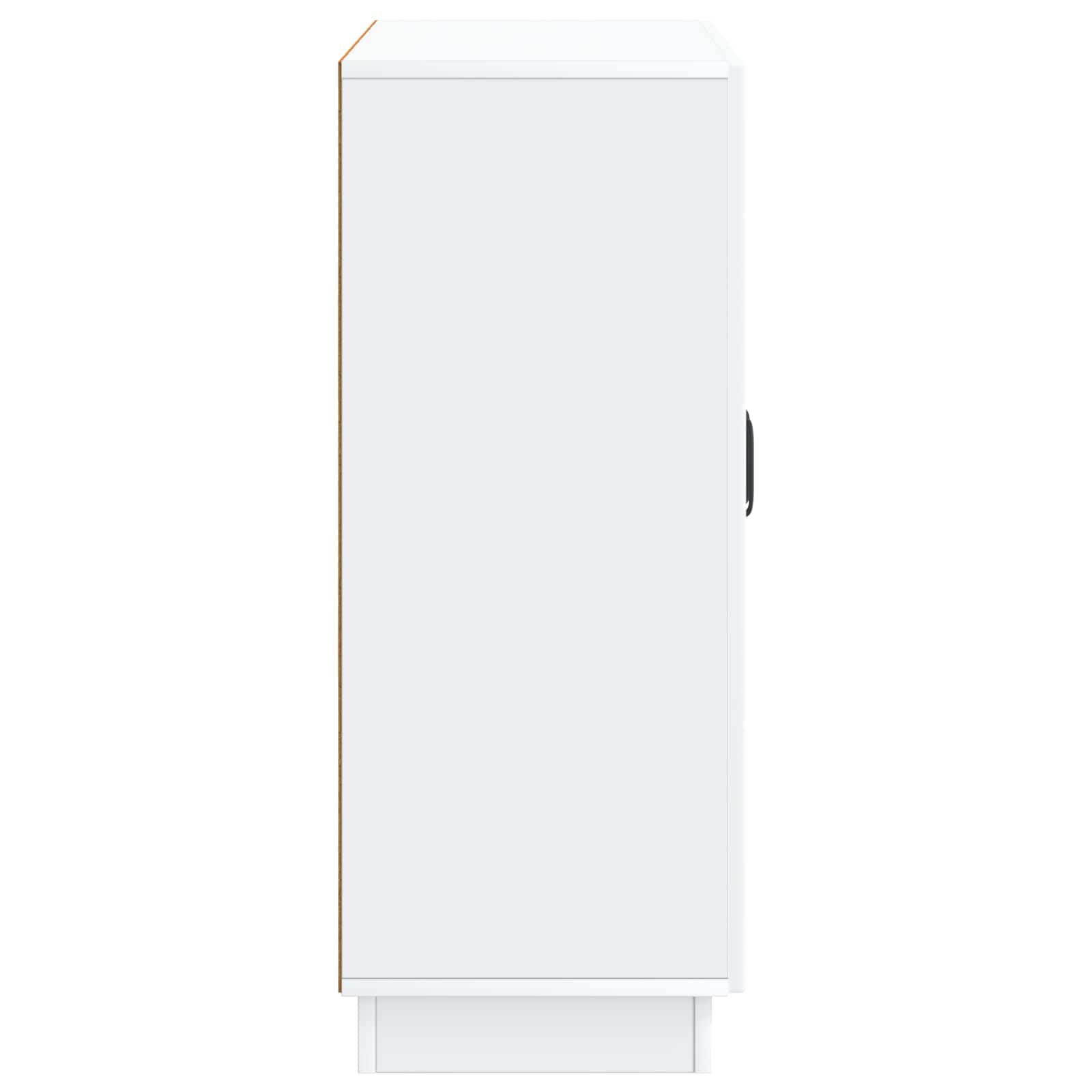 vidaXL Dressoir Zwart 66 x 34,5 x 87 cm Bewerkt hout