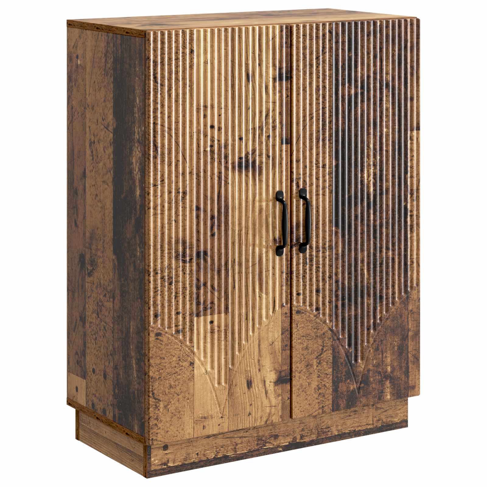 vidaXL Dressoir Zwart 66 x 34,5 x 87 cm Bewerkt hout