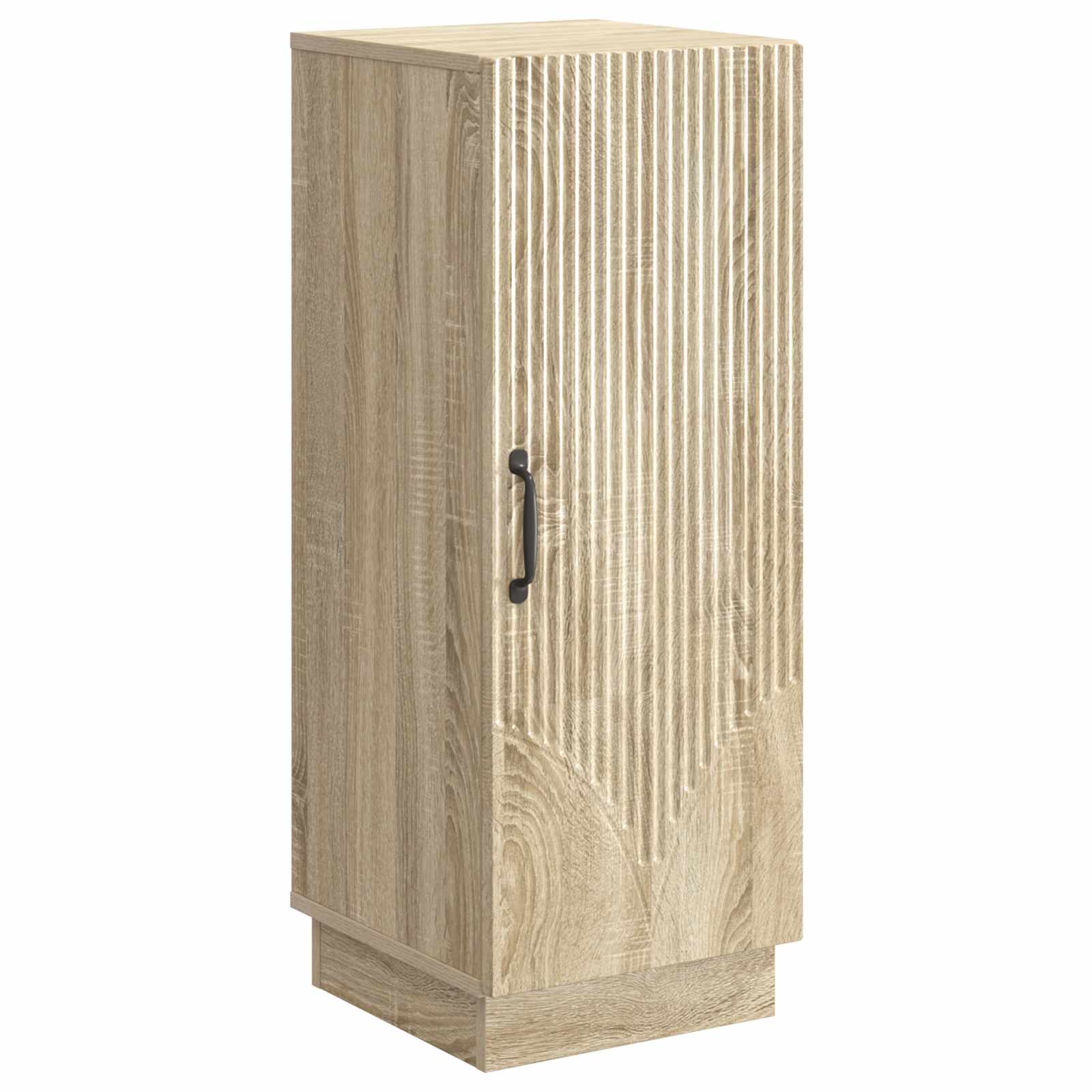 vidaXL Dressoir Zwart 33 x 34,5 x 87 cm Bewerkt hout