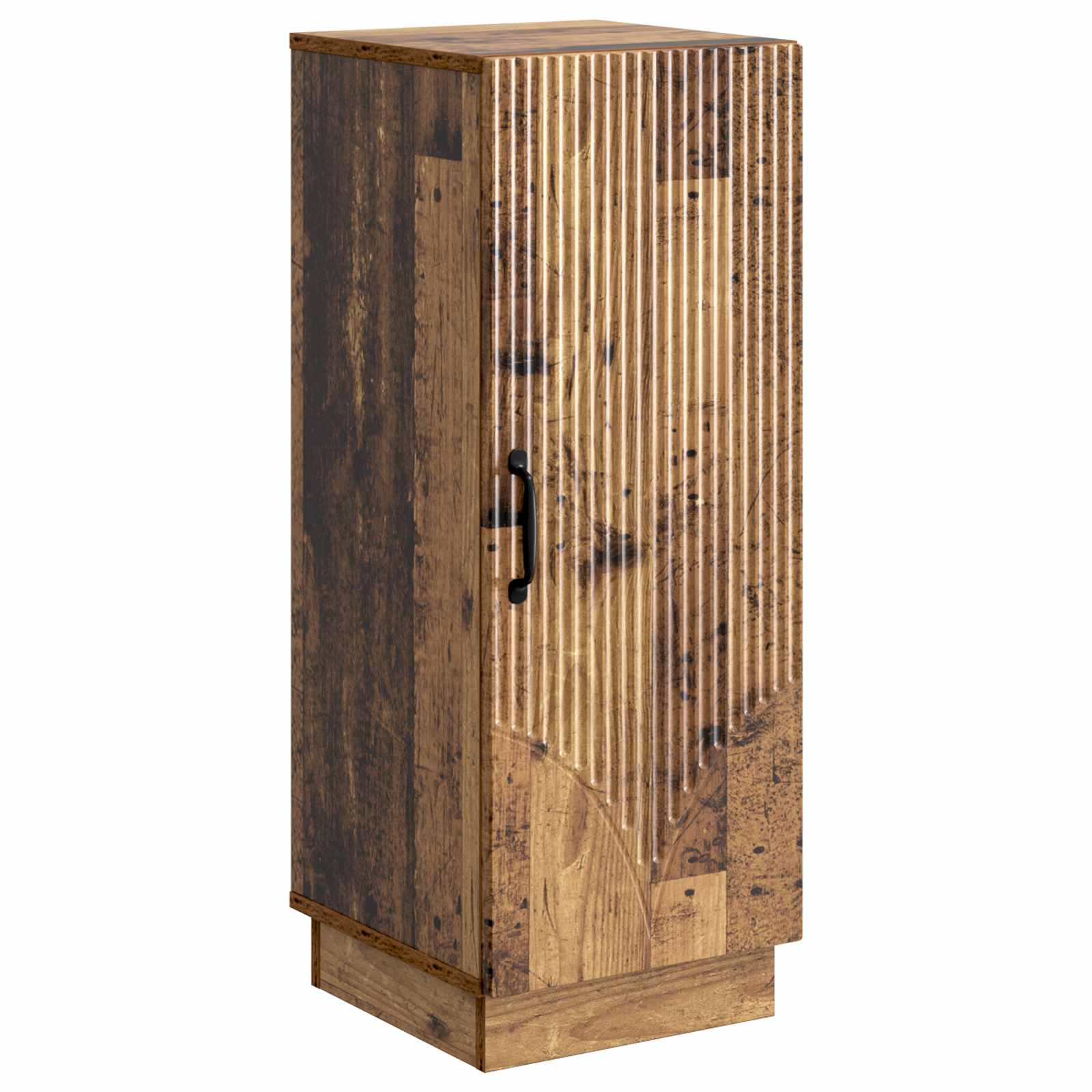 vidaXL Dressoir Zwart 33 x 34,5 x 87 cm Bewerkt hout