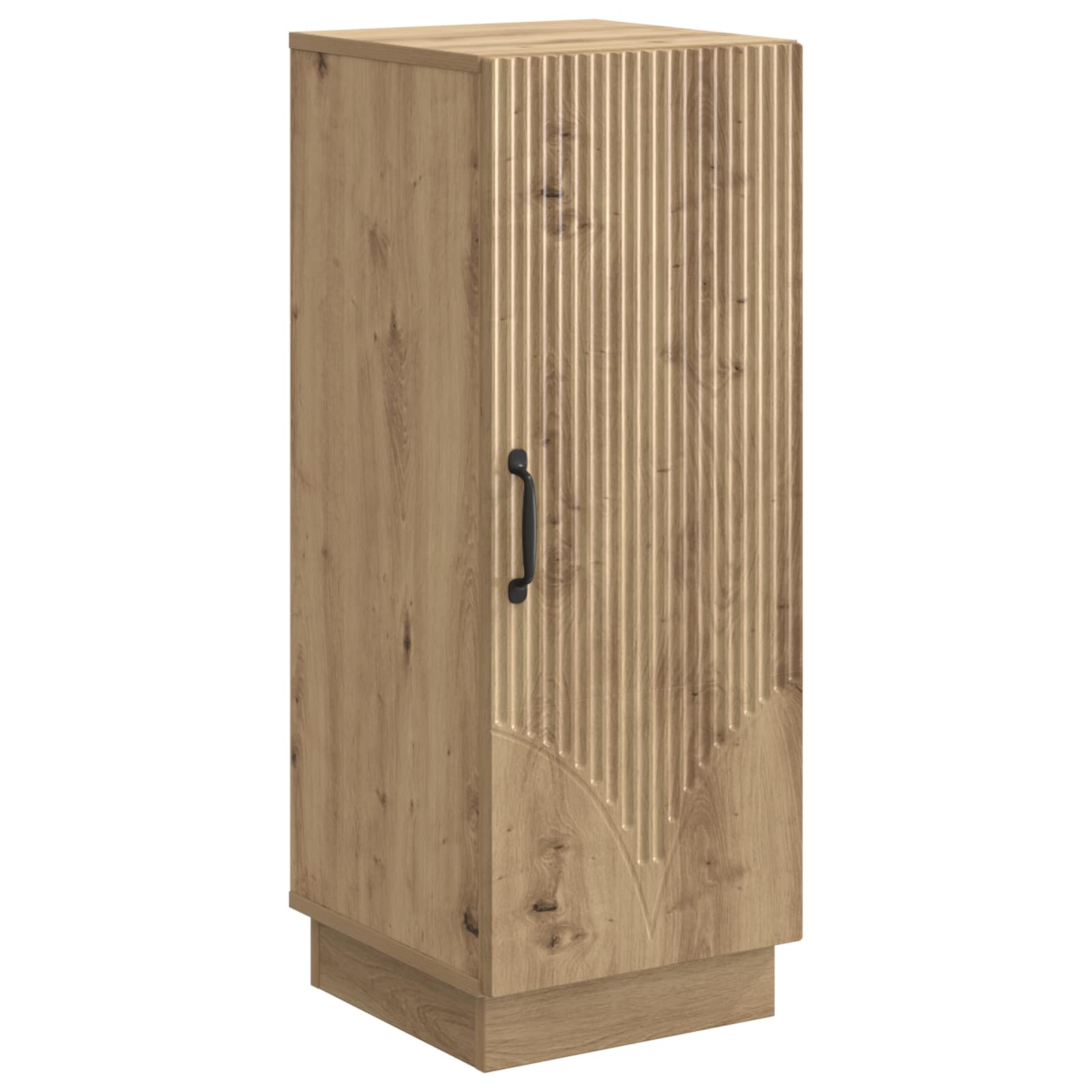 vidaXL Dressoir Zwart 33 x 34,5 x 87 cm Bewerkt hout