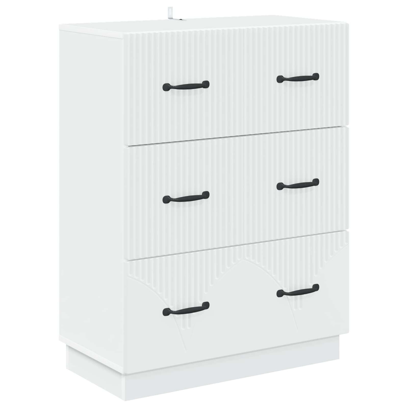 vidaXL Ladenkast Zwart 66 x 34,5 x 87 cm Bewerkt hout