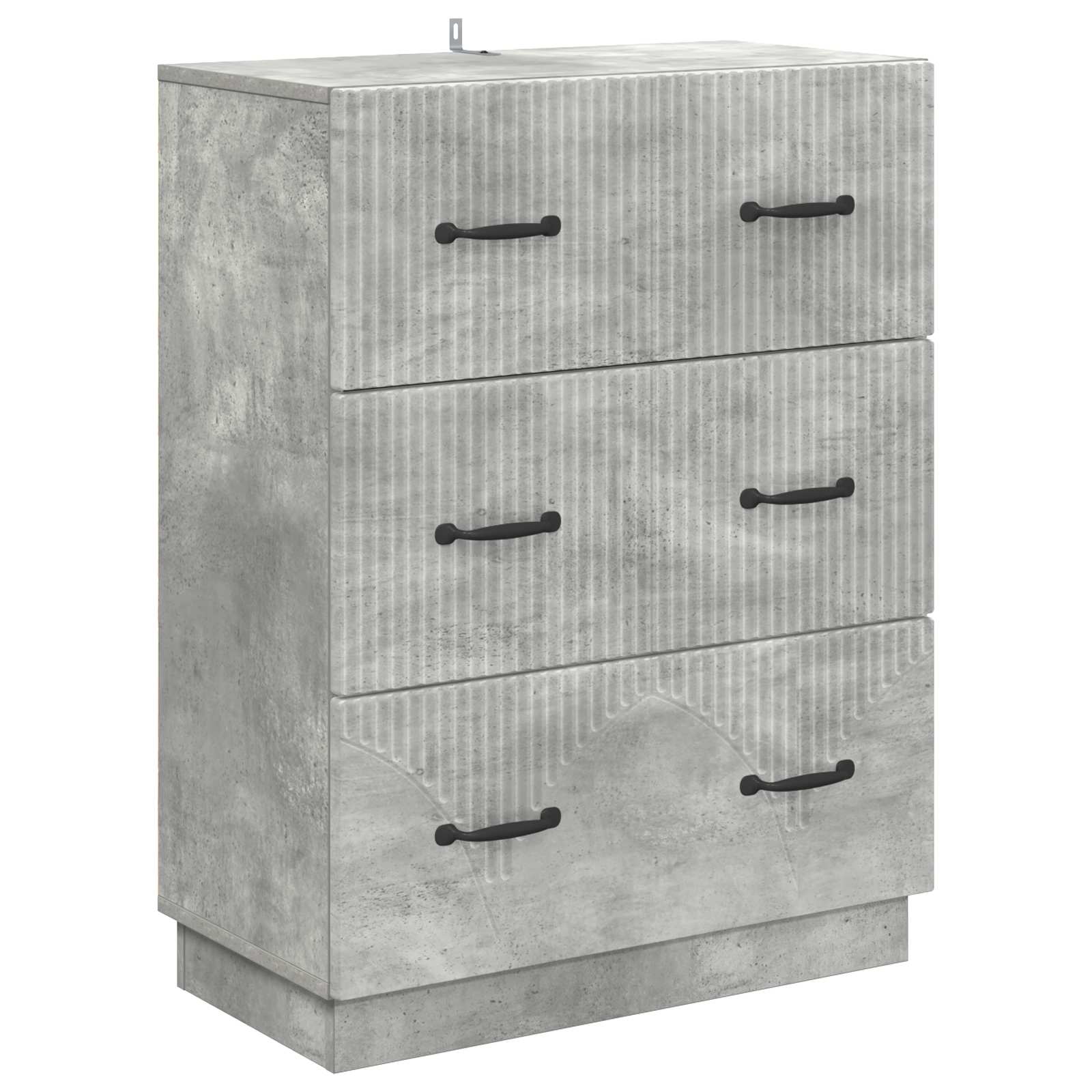 vidaXL Ladenkast Zwart 66 x 34,5 x 87 cm Bewerkt hout