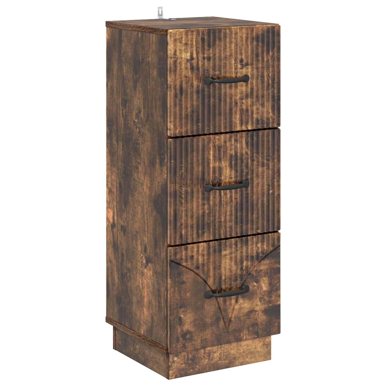 vidaXL Ladenkast Zwart 33 x 34,5 x 87 cm Bewerkt hout