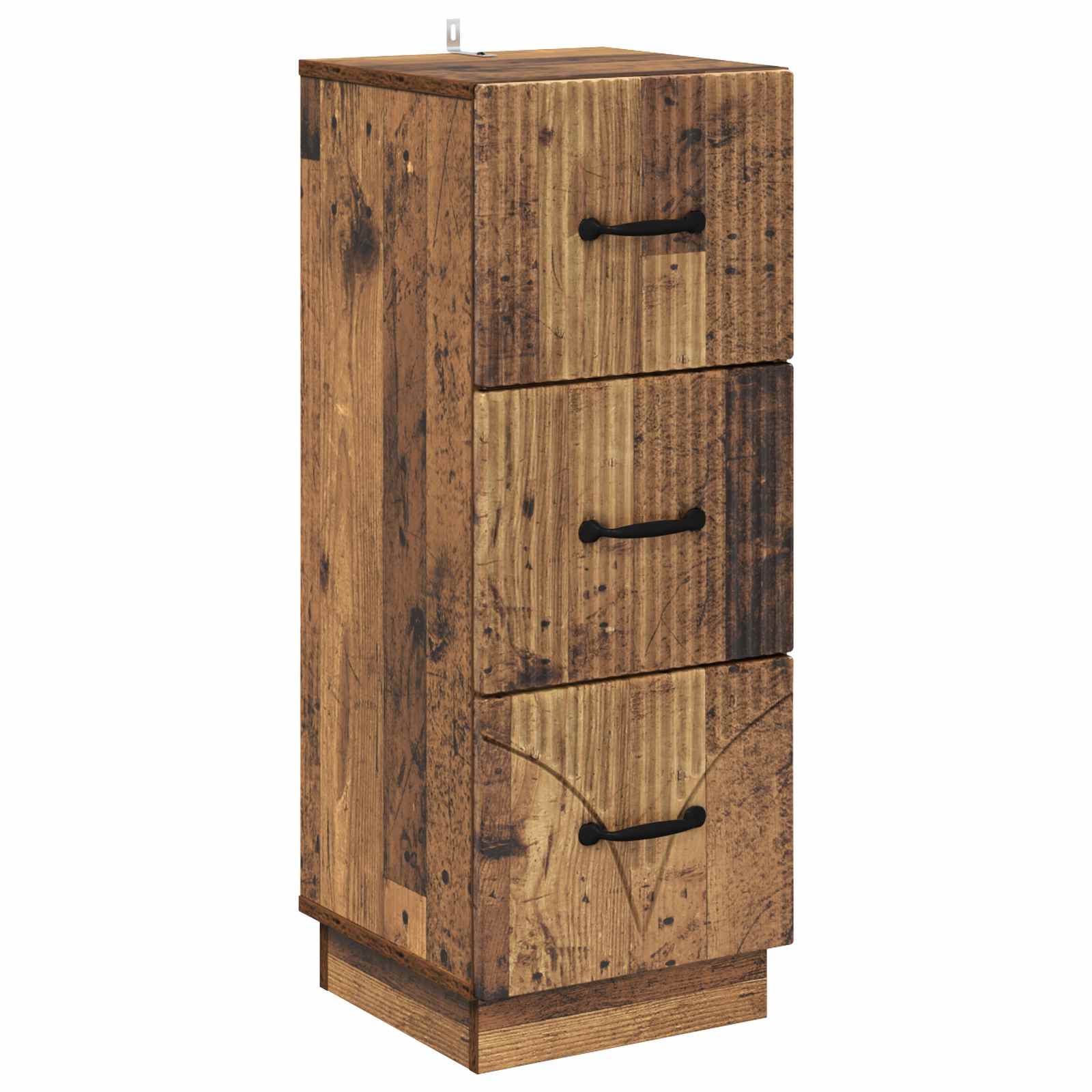 vidaXL Ladenkast Zwart 33 x 34,5 x 87 cm Bewerkt hout
