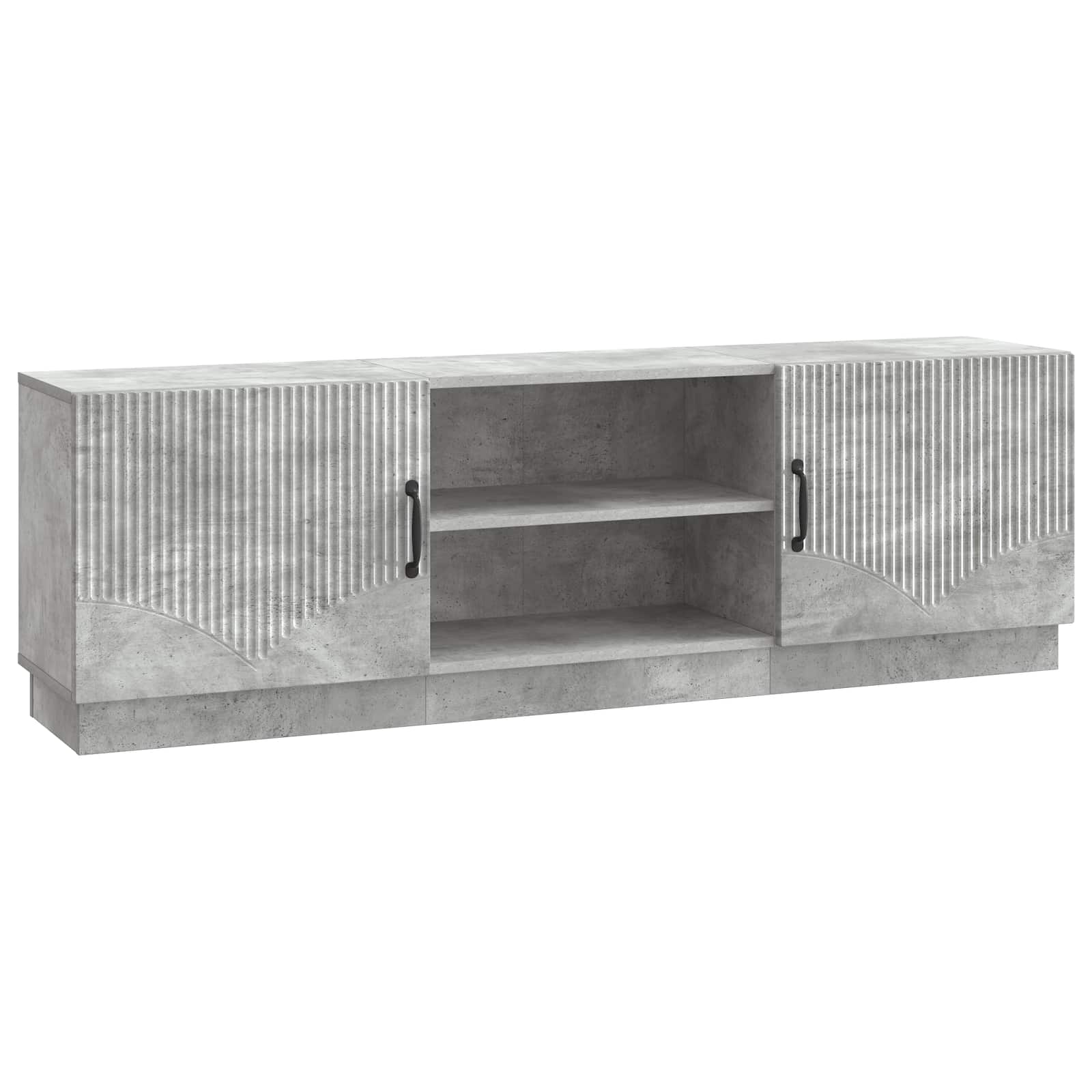 vidaXL TV-kast Zwart 150 x 31 x 47 cm Bewerkt hout