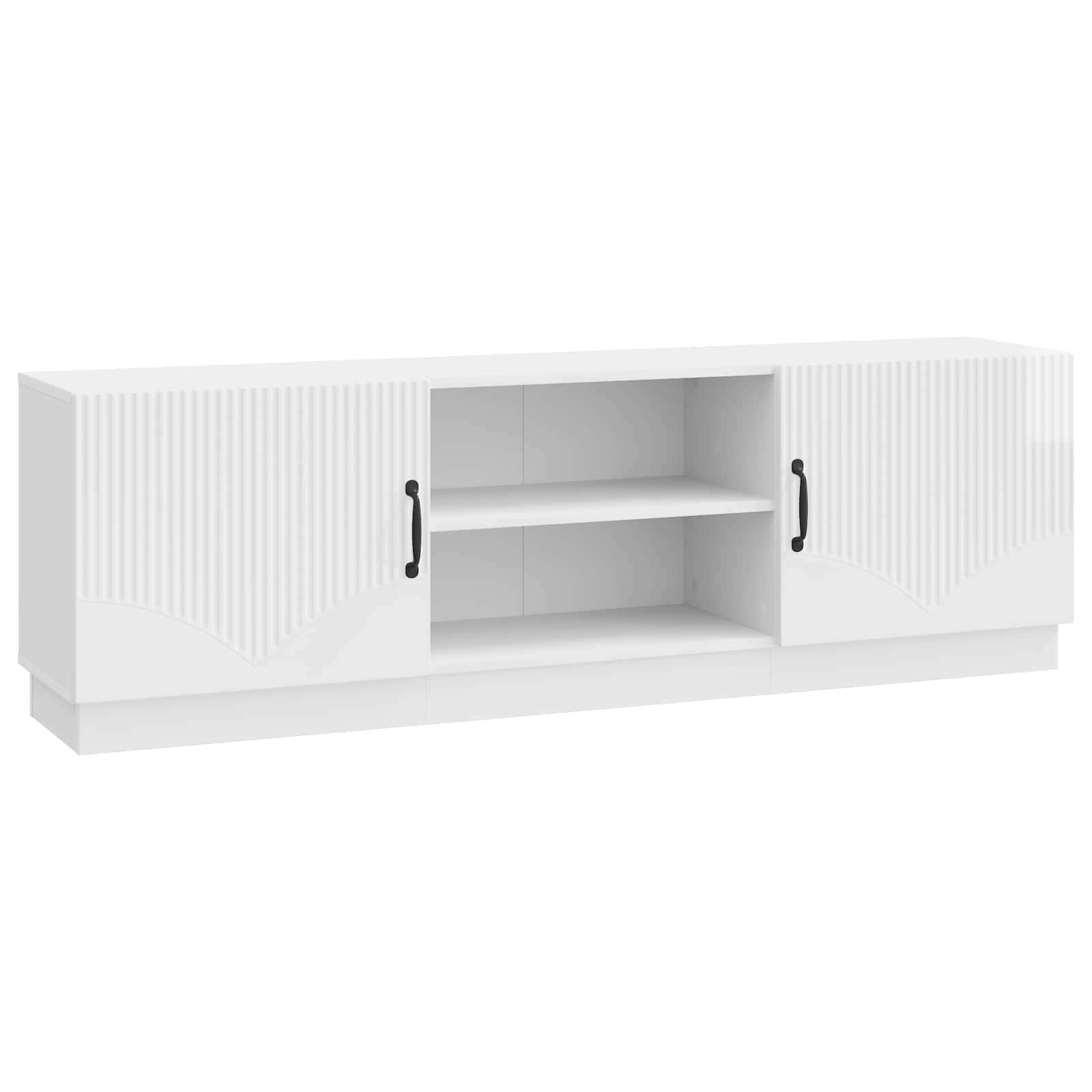 vidaXL TV-kast Zwart 150 x 31 x 47 cm Bewerkt hout