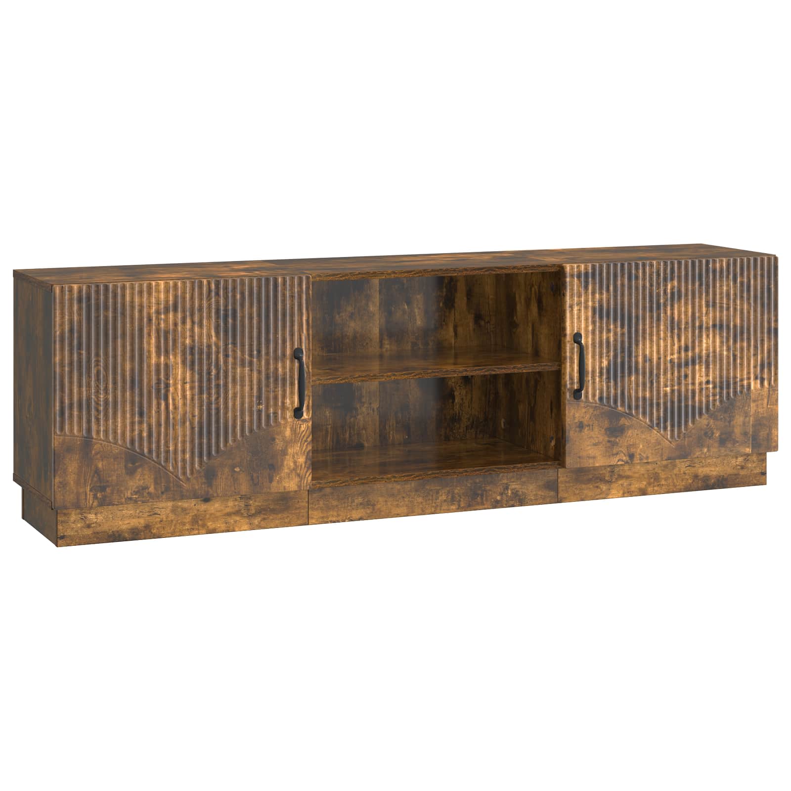 vidaXL TV-kast Zwart 150 x 31 x 47 cm Bewerkt hout
