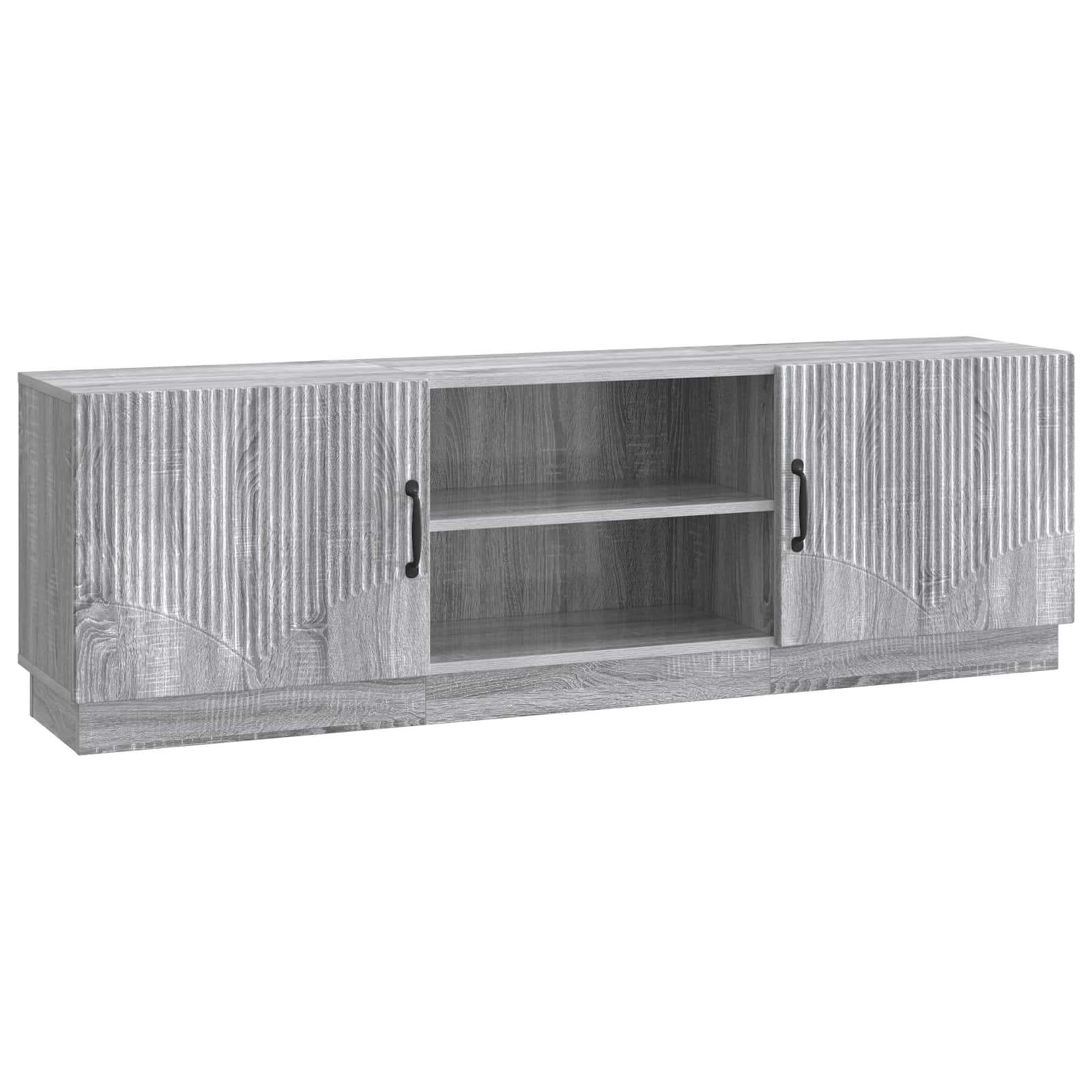 vidaXL TV-kast Zwart 150 x 31 x 47 cm Bewerkt hout