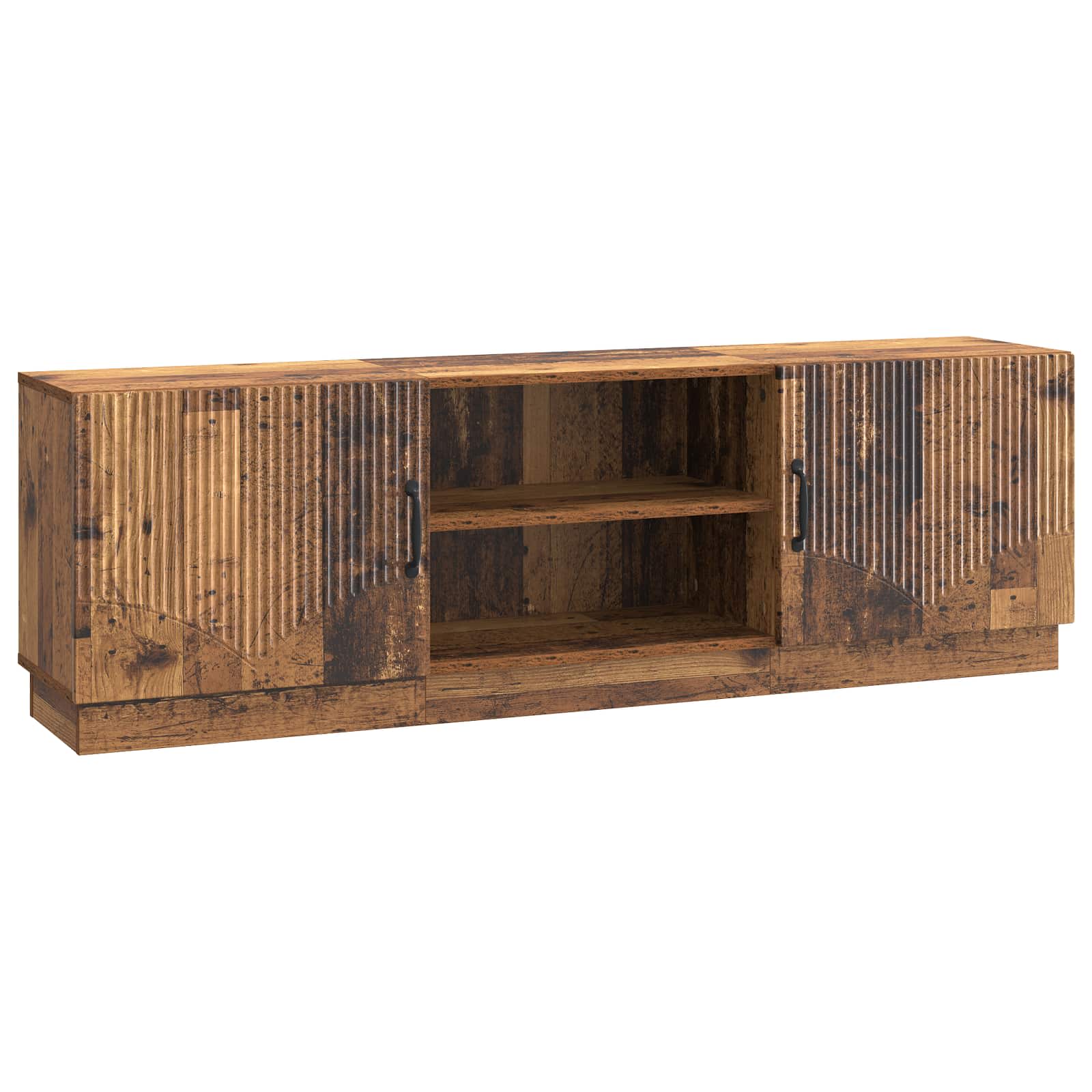 vidaXL TV-kast Zwart 150 x 31 x 47 cm Bewerkt hout