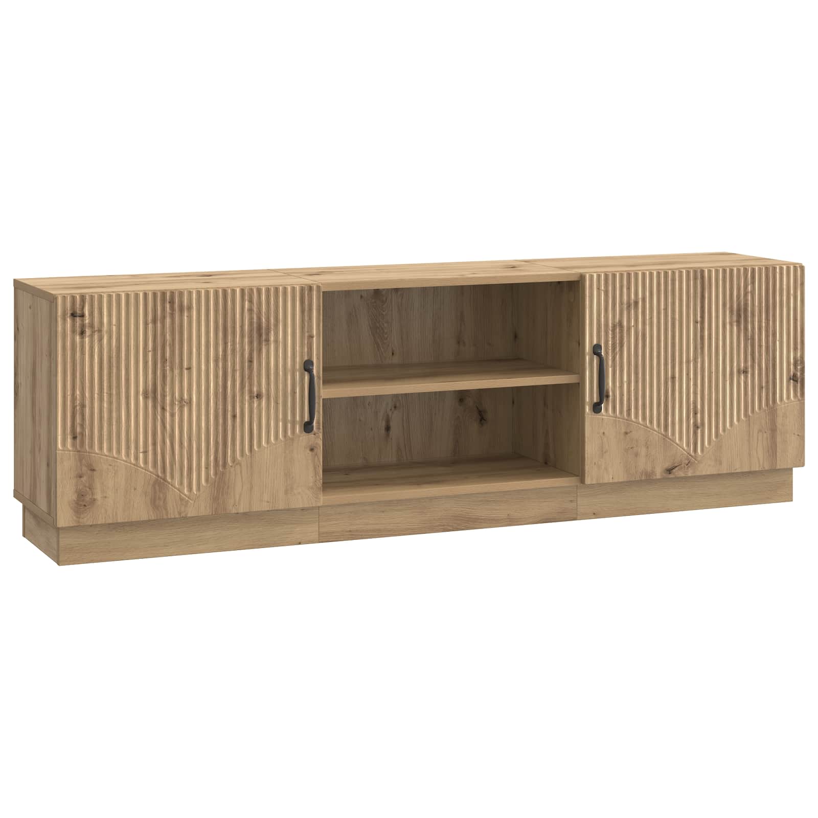 vidaXL TV-kast Zwart 150 x 31 x 47 cm Bewerkt hout