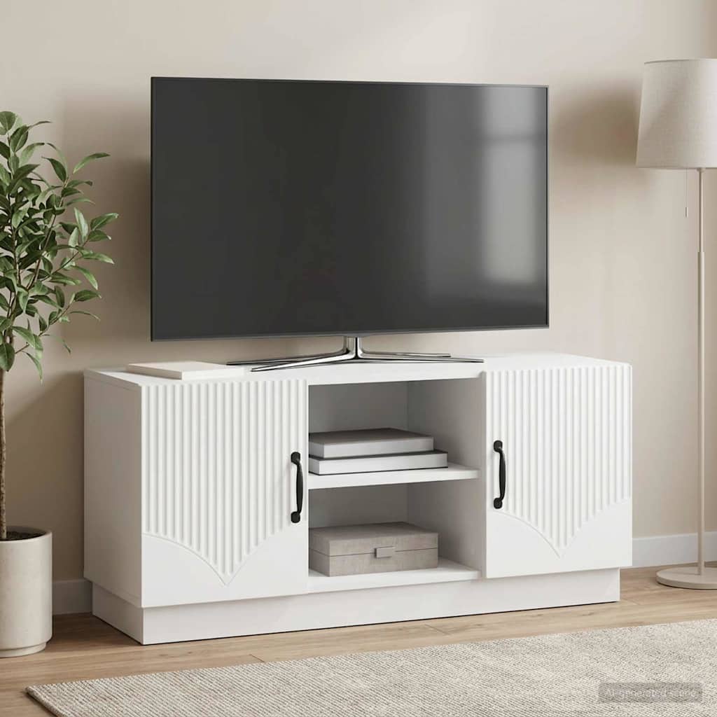 vidaXL TV-kast Zwart 102 x 34,5 x 47 cm Bewerkt hout