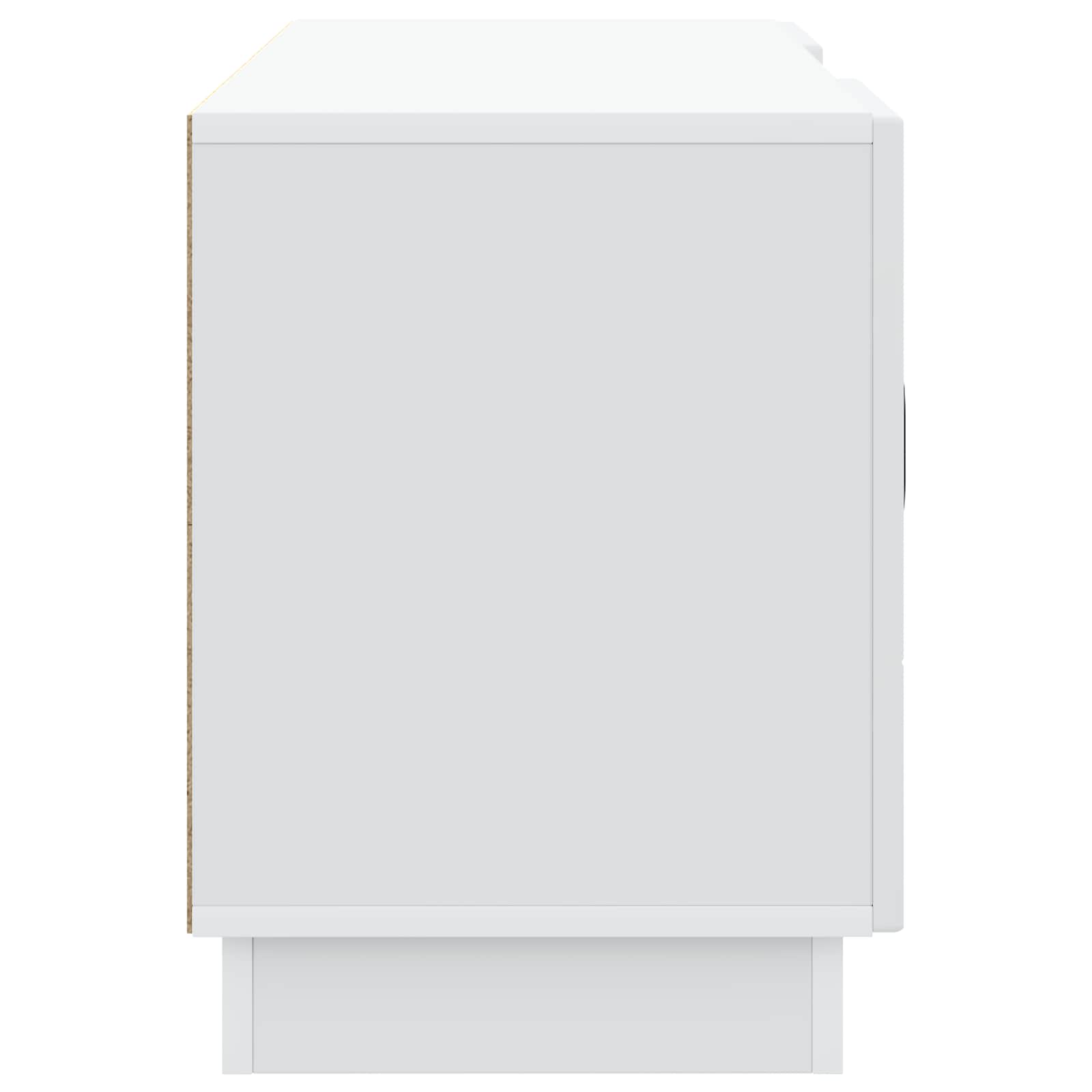vidaXL TV-kast Zwart 102 x 34,5 x 47 cm Bewerkt hout