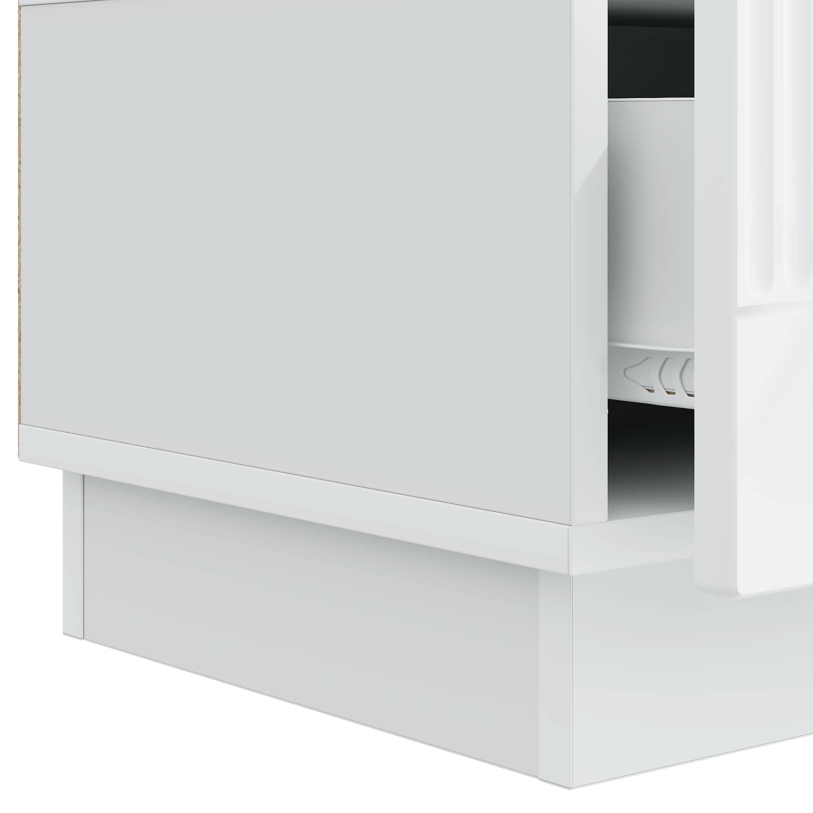 vidaXL TV-kast met lade Zwart 147 x 34,5 x 27 cm Bewerkt hout