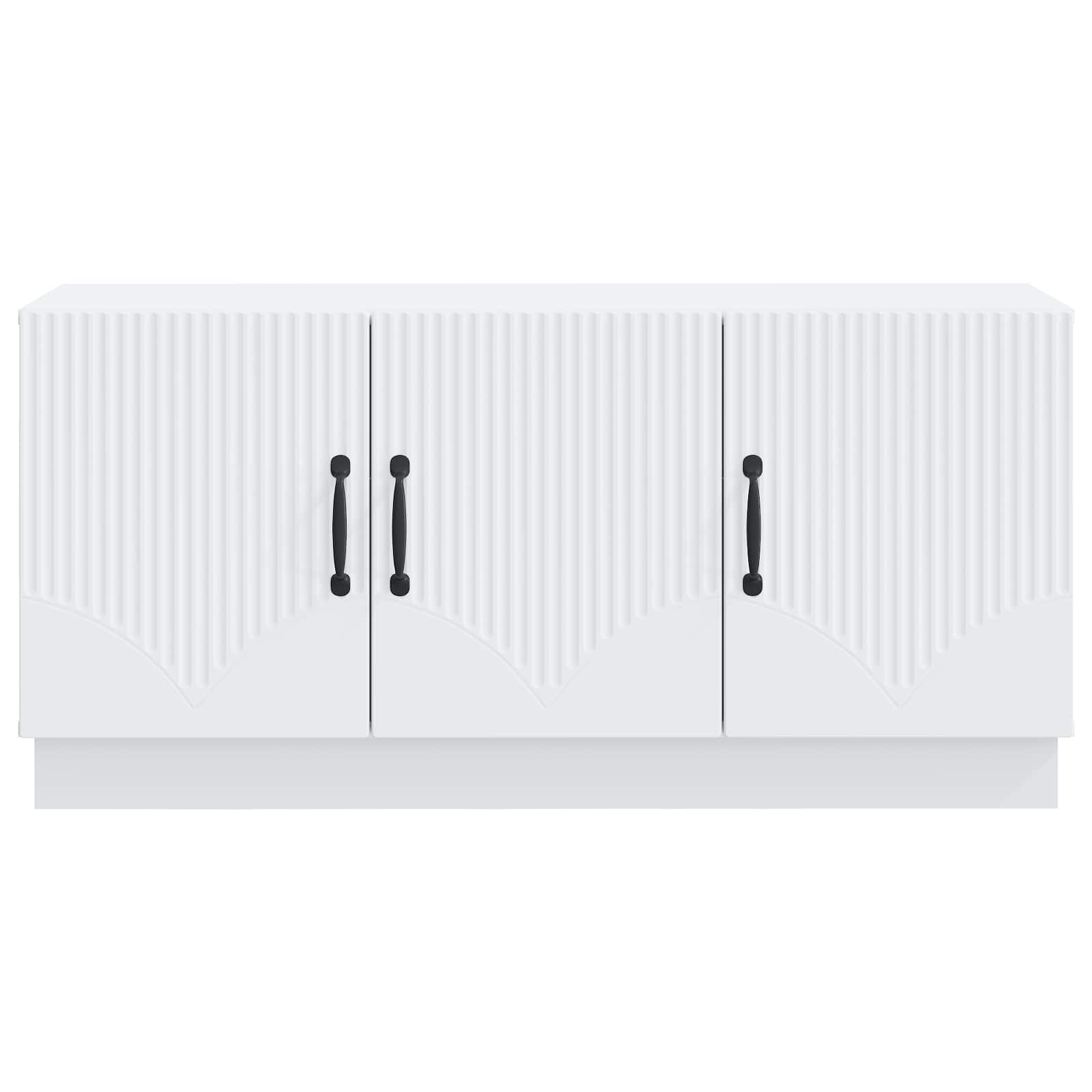 vidaXL TV-kast Zwart 99 x 34,5 x 47 cm Bewerkt hout