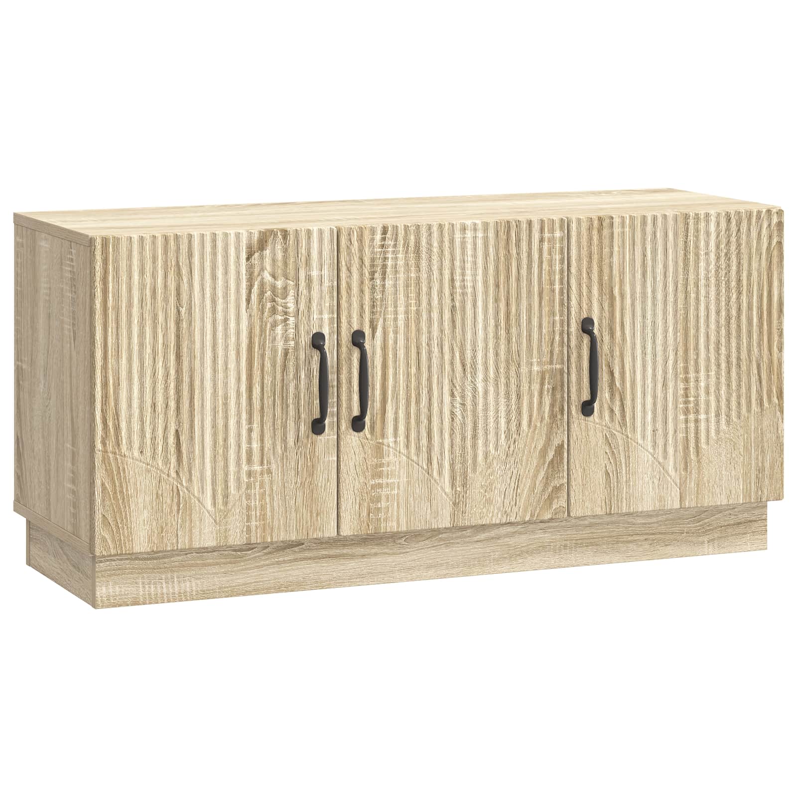 vidaXL TV-kast Zwart 99 x 34,5 x 47 cm Bewerkt hout