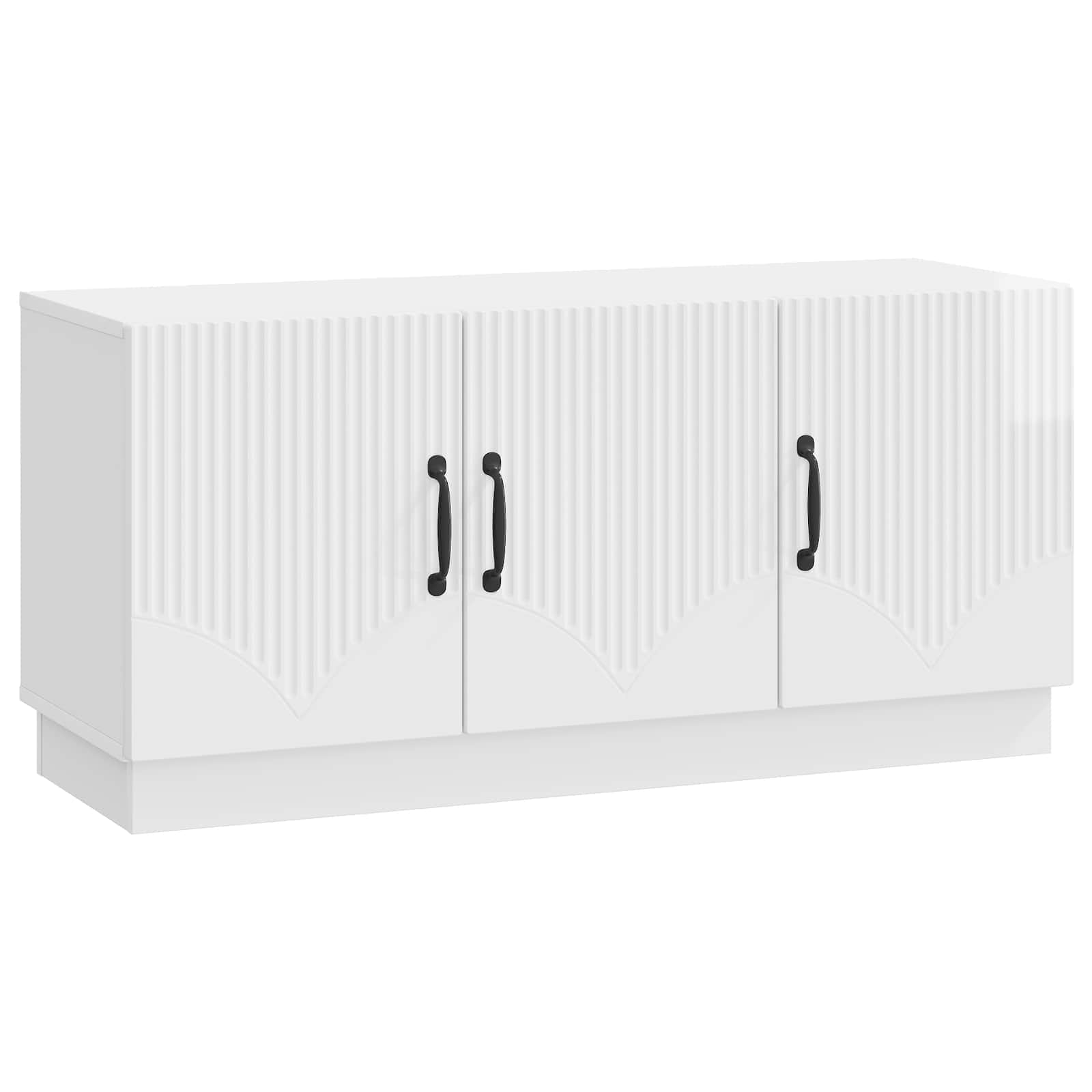 vidaXL TV-kast Zwart 99 x 34,5 x 47 cm Bewerkt hout
