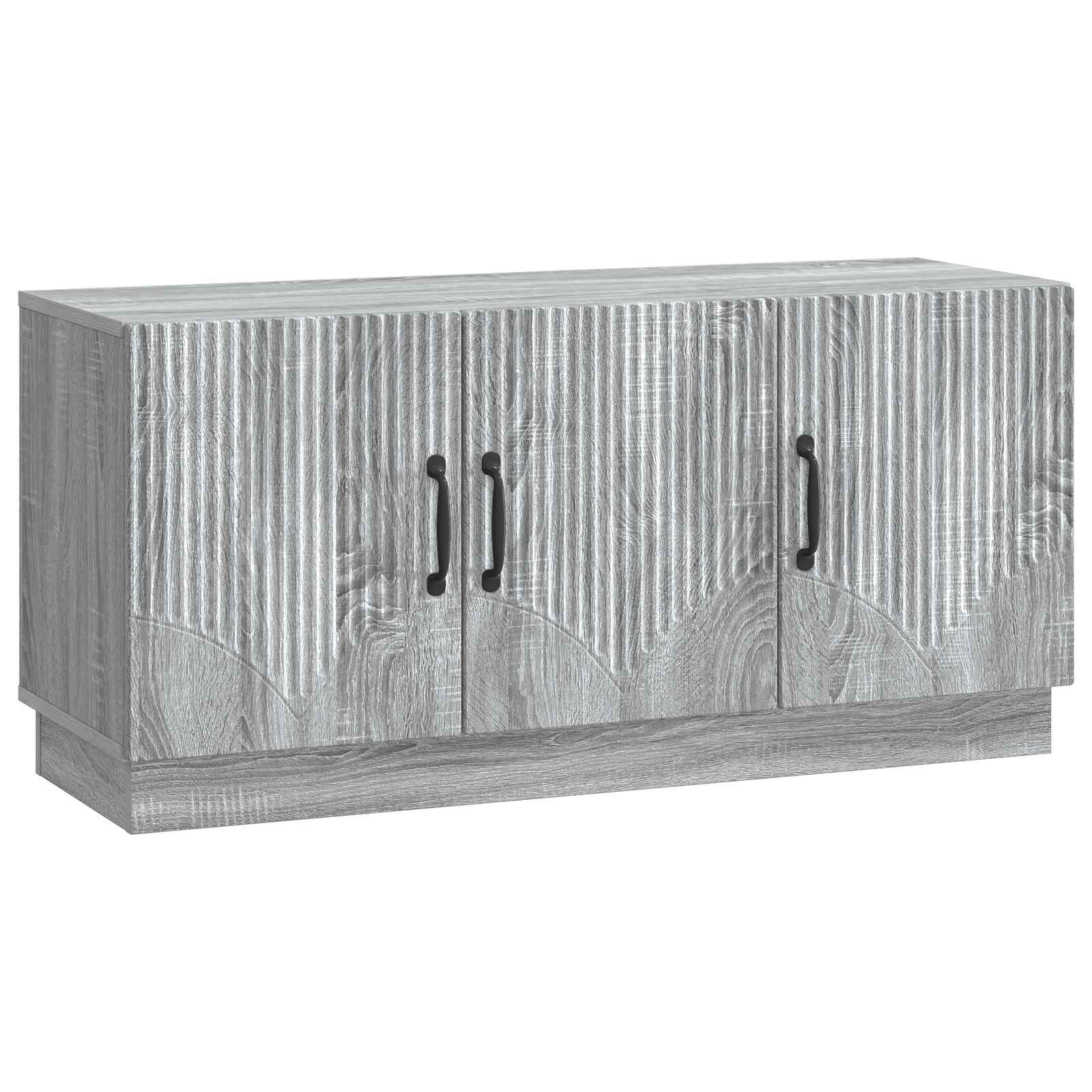 vidaXL TV-kast Zwart 99 x 34,5 x 47 cm Bewerkt hout