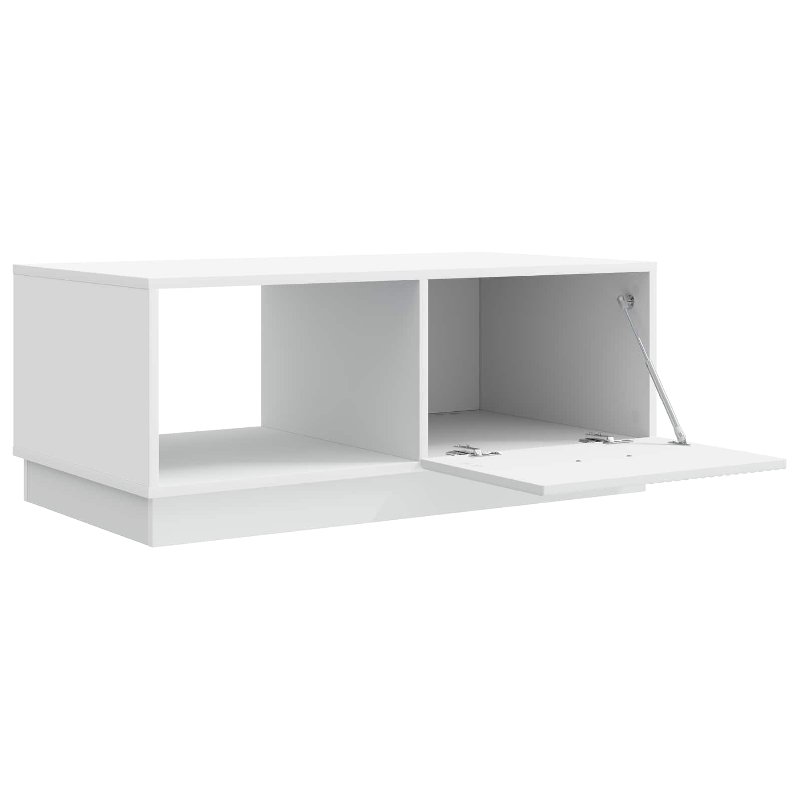 vidaXL Salontafel Zwart 90 x 50 x 37 cm Bewerkt hout