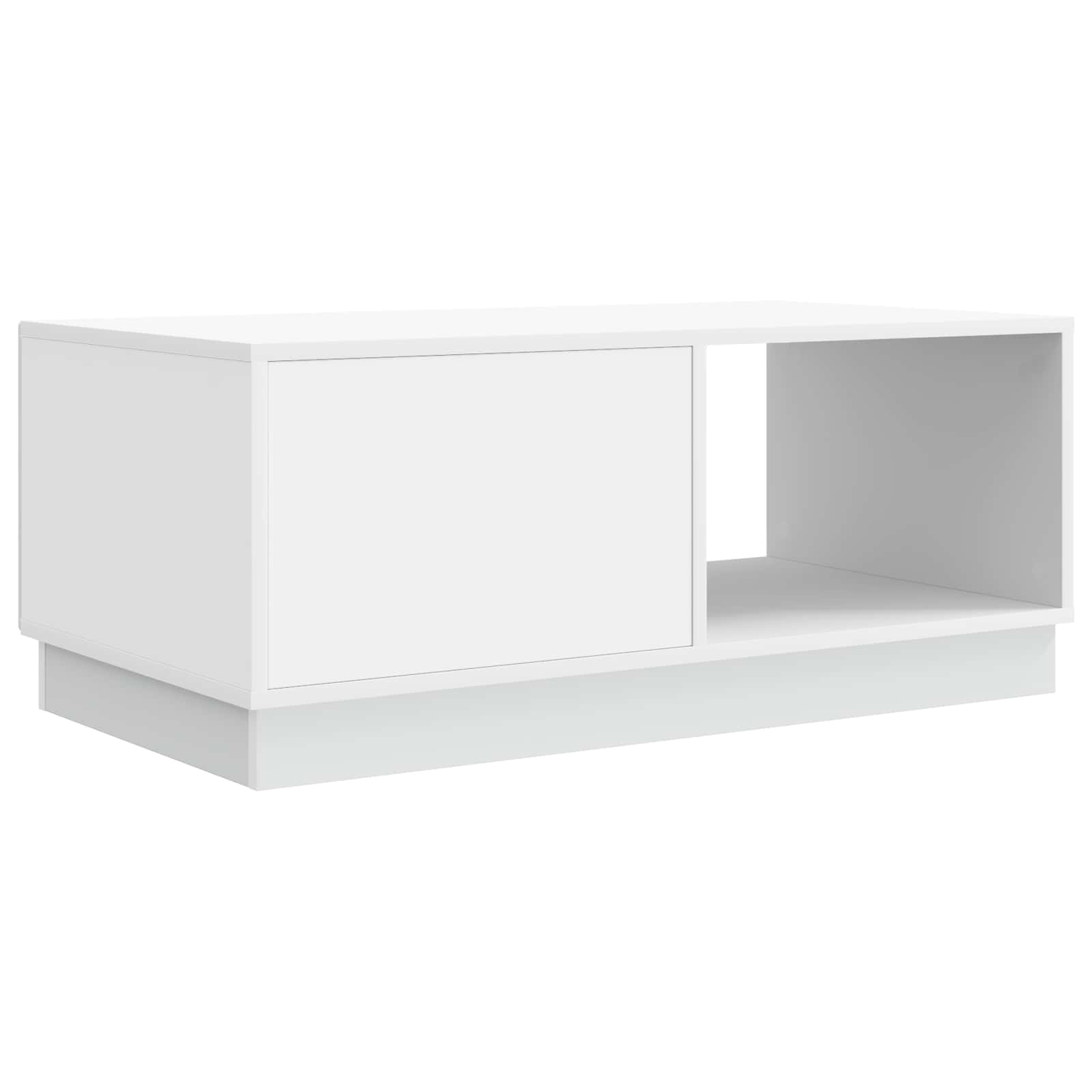 vidaXL Salontafel Zwart 90 x 50 x 37 cm Bewerkt hout