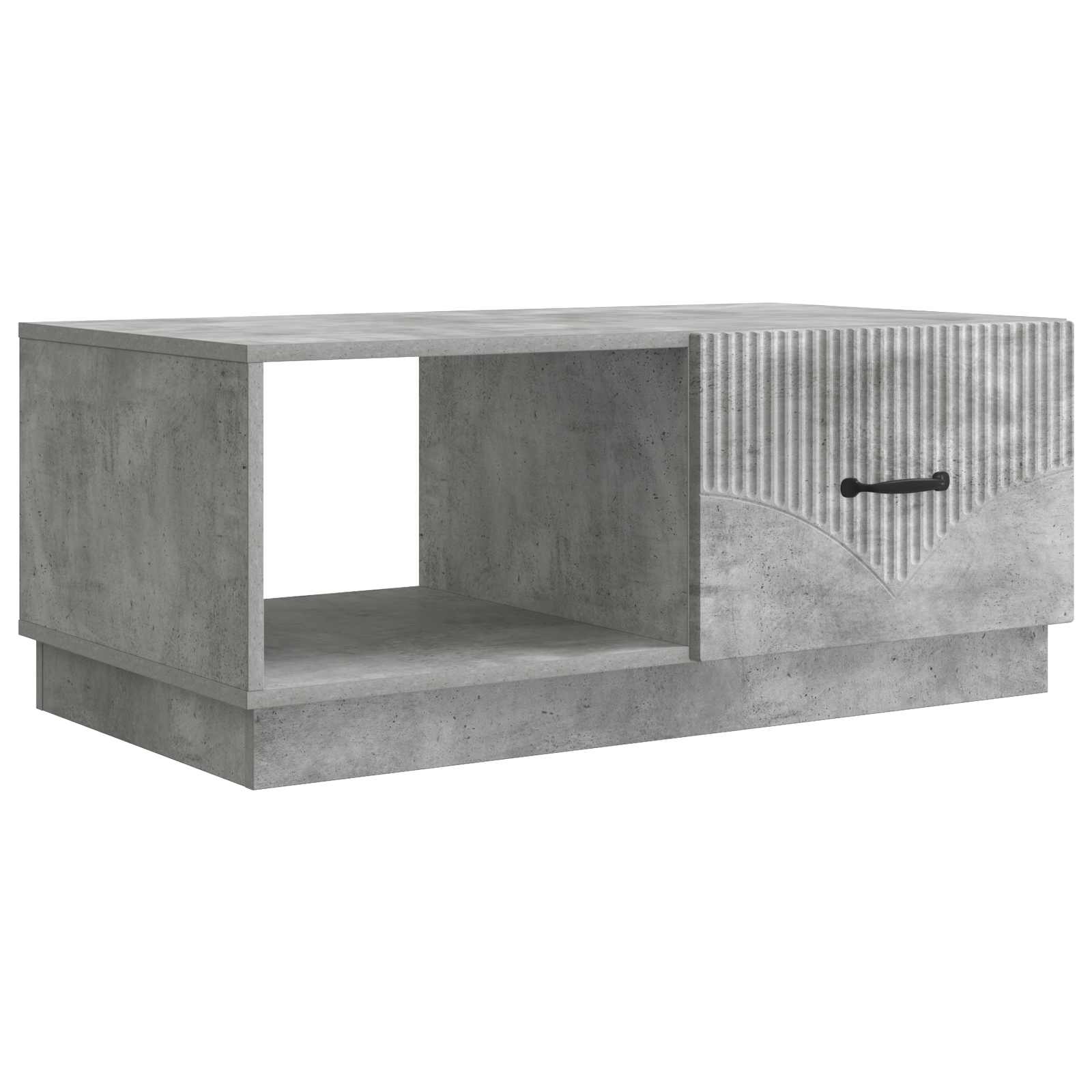 vidaXL Salontafel Zwart 90 x 50 x 37 cm Bewerkt hout