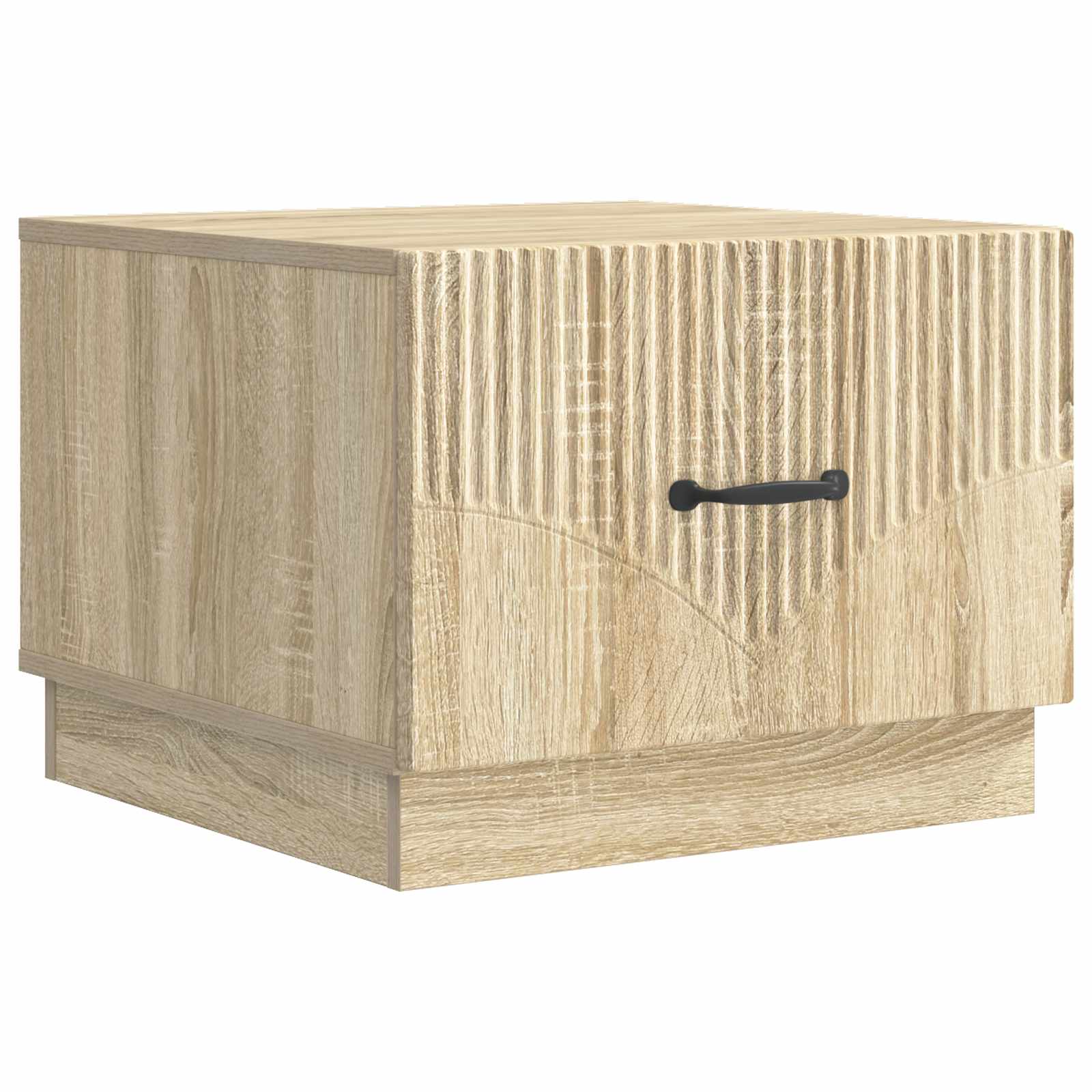 vidaXL Salontafel met lade Zwart 49 x 50 x 37 cm Bewerkt hout