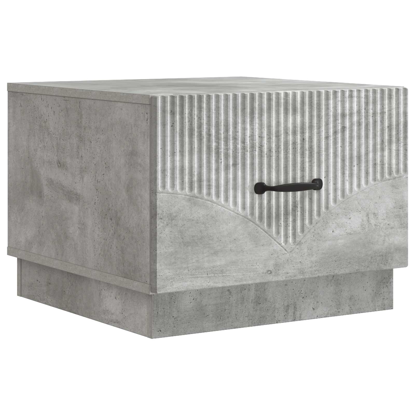 vidaXL Salontafel met lade Zwart 49 x 50 x 37 cm Bewerkt hout
