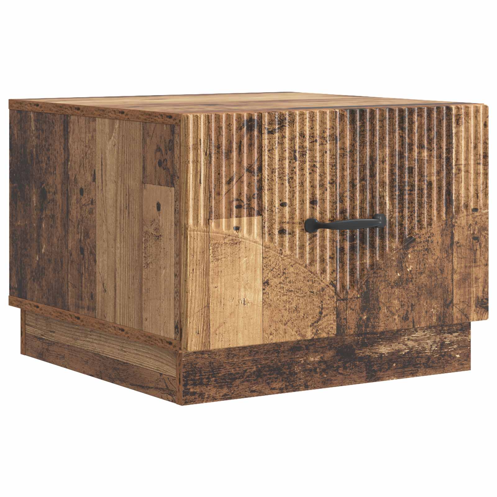 vidaXL Salontafel met lade Zwart 49 x 50 x 37 cm Bewerkt hout