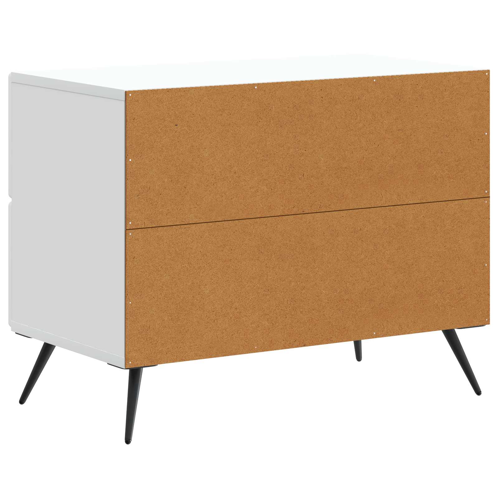 vidaXL Nachtkastje met lade Zwart 62 x 34,5 x 47,5 cm Bewerkt hout