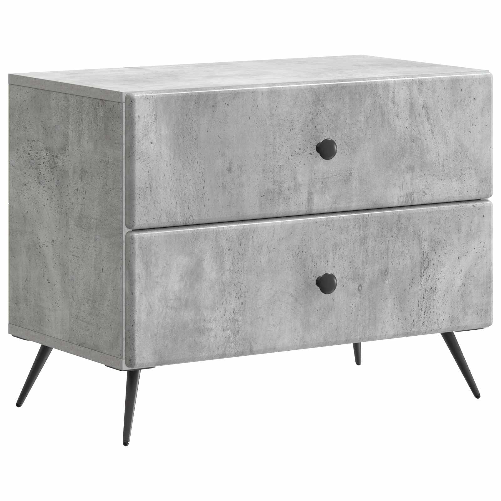 vidaXL Nachtkastje met lade Zwart 62 x 34,5 x 47,5 cm Bewerkt hout