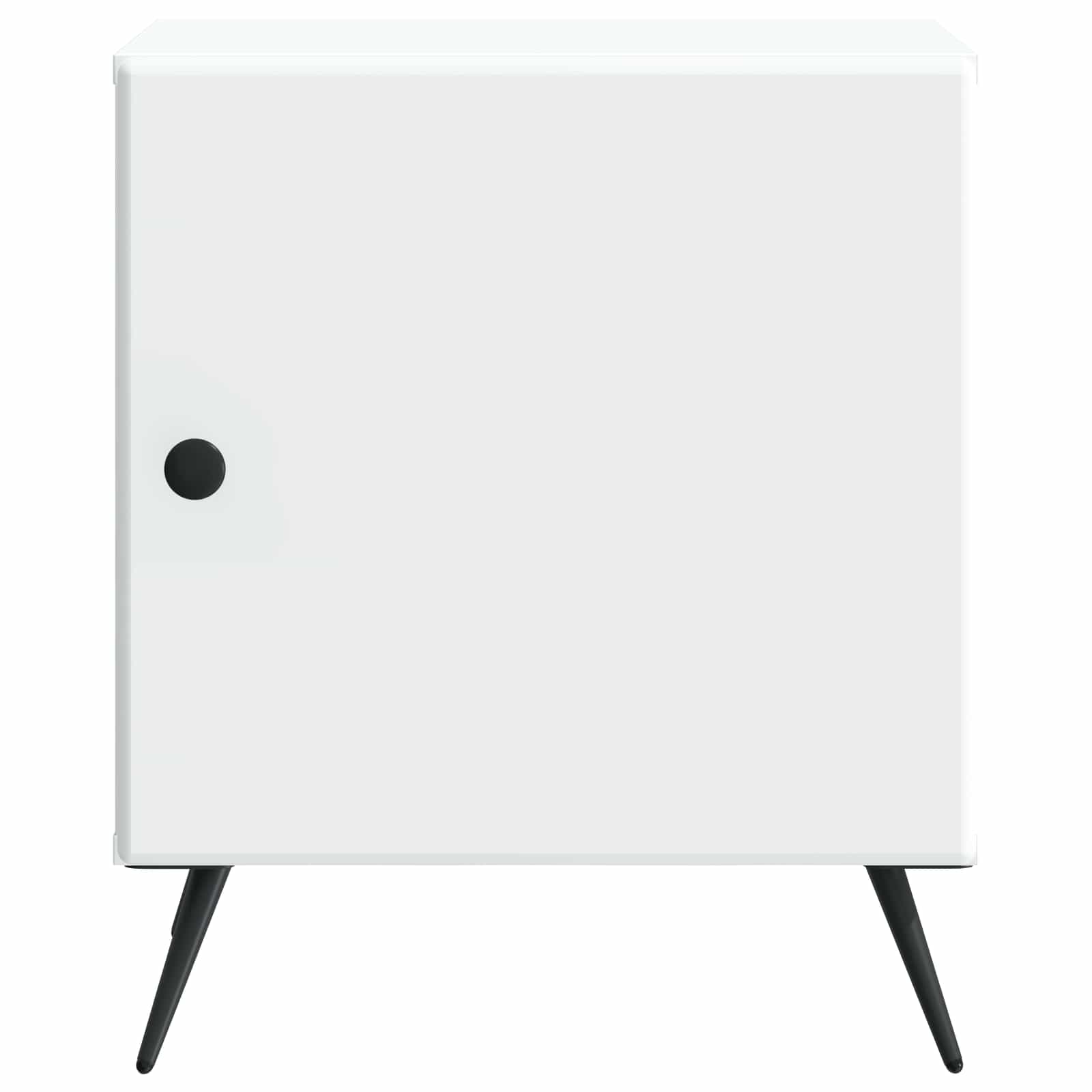 vidaXL Nachtkastje 2 pcs Wit 43 x 34,5 x 50 cm Bewerkt hout