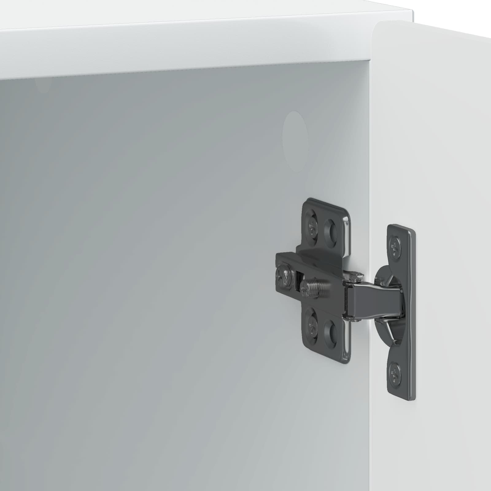vidaXL Nachtkastje 2 pcs Wit 43 x 34,5 x 50 cm Bewerkt hout