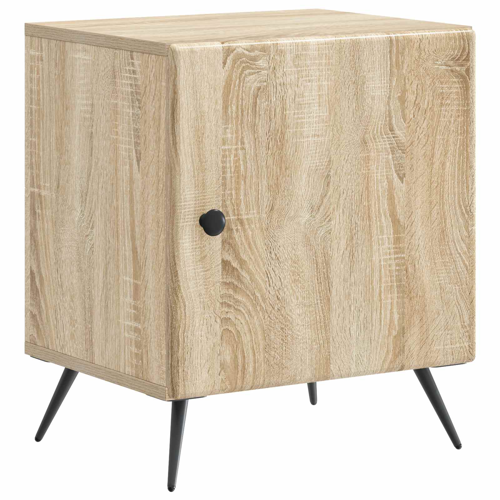 vidaXL Nachtkastje 2 pcs Wit 43 x 34,5 x 50 cm Bewerkt hout