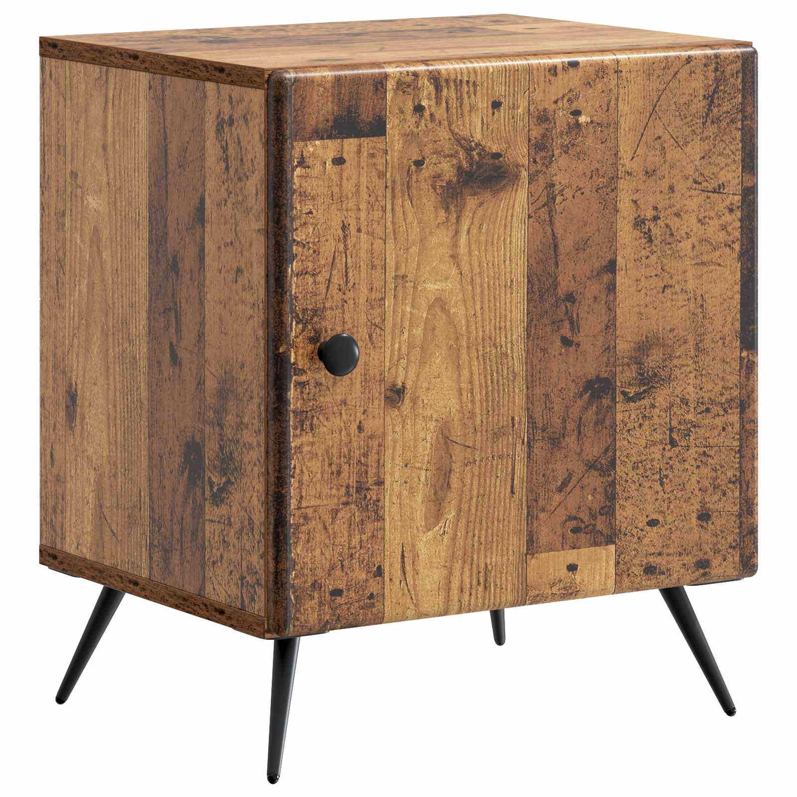 vidaXL Nachtkastje 2 pcs Wit 43 x 34,5 x 50 cm Bewerkt hout