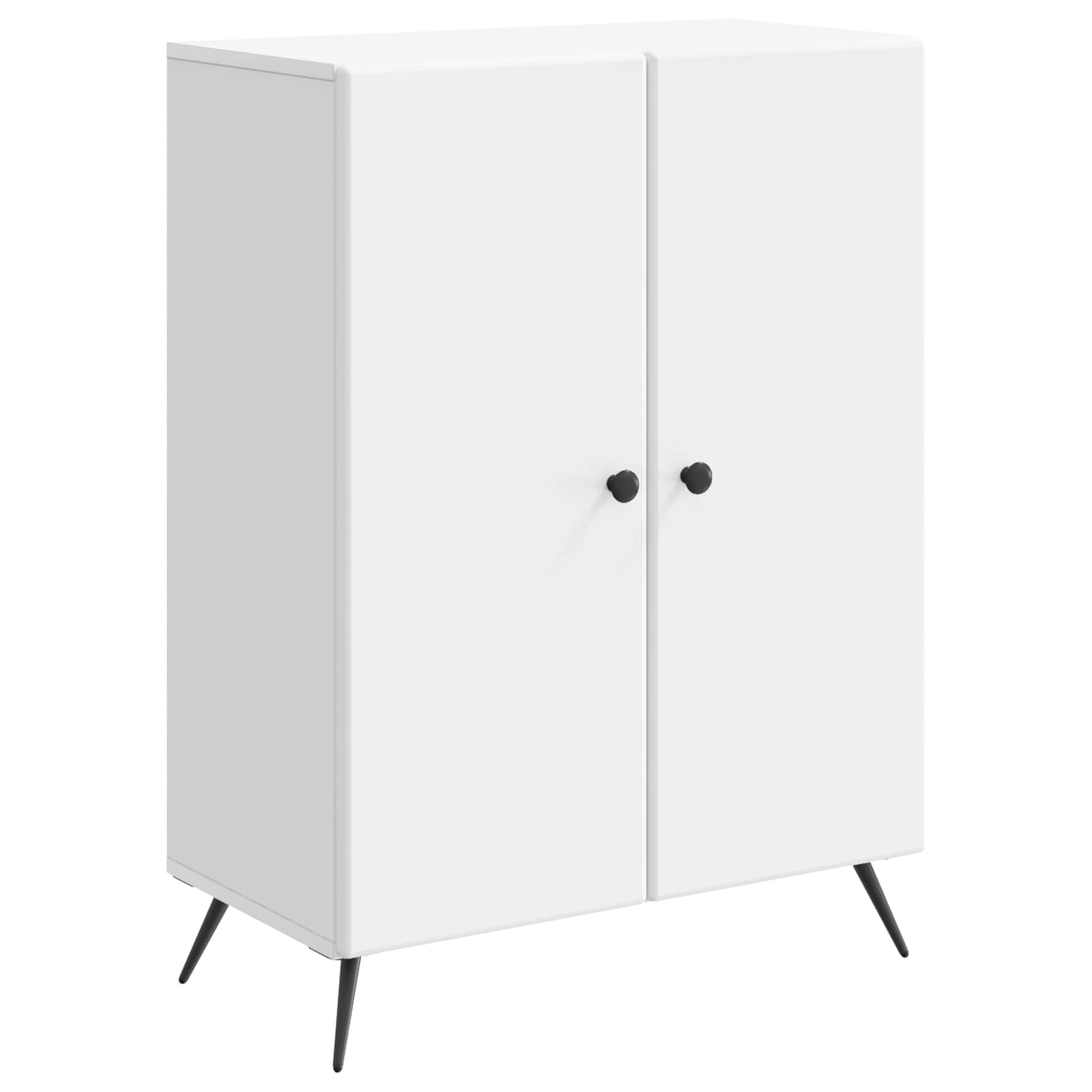 vidaXL Dressoir Zwart 66 x 34,5 x 90 cm Bewerkt hout