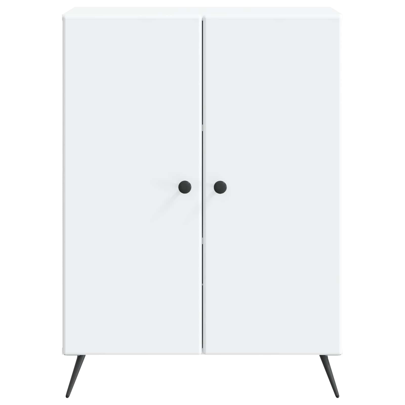 vidaXL Dressoir Zwart 66 x 34,5 x 90 cm Bewerkt hout