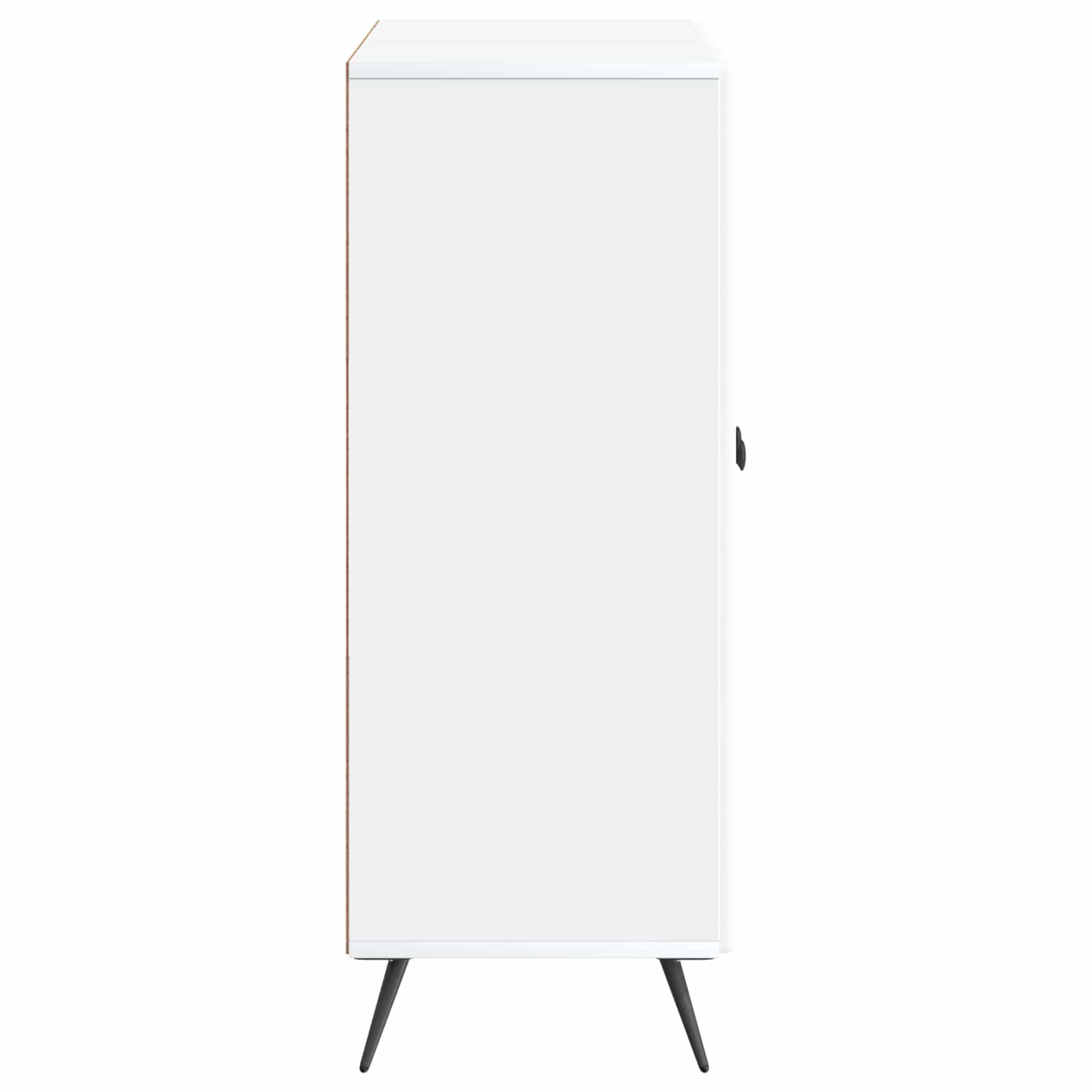 vidaXL Dressoir Zwart 66 x 34,5 x 90 cm Bewerkt hout