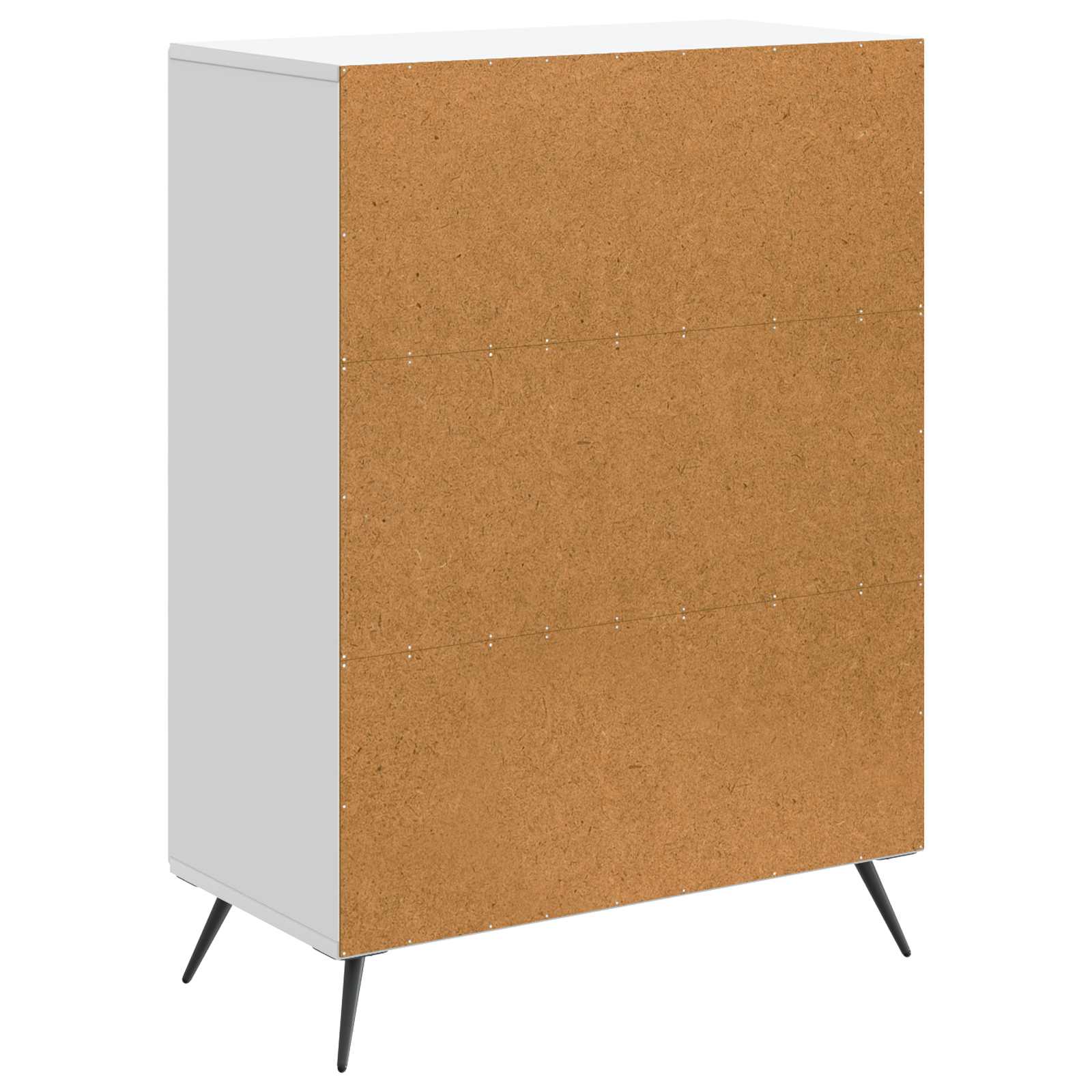 vidaXL Dressoir Zwart 66 x 34,5 x 90 cm Bewerkt hout