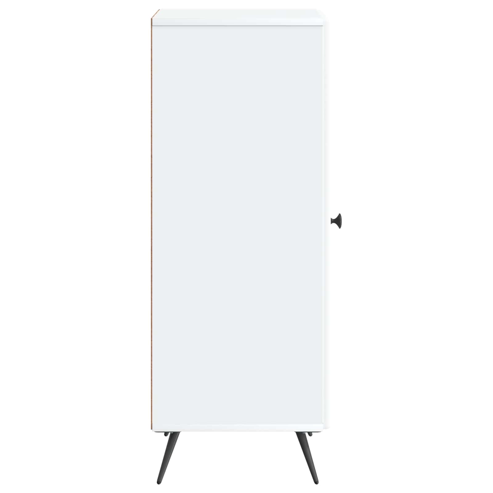 vidaXL Dressoir Zwart 33 x 34,5 x 90 cm Bewerkt hout
