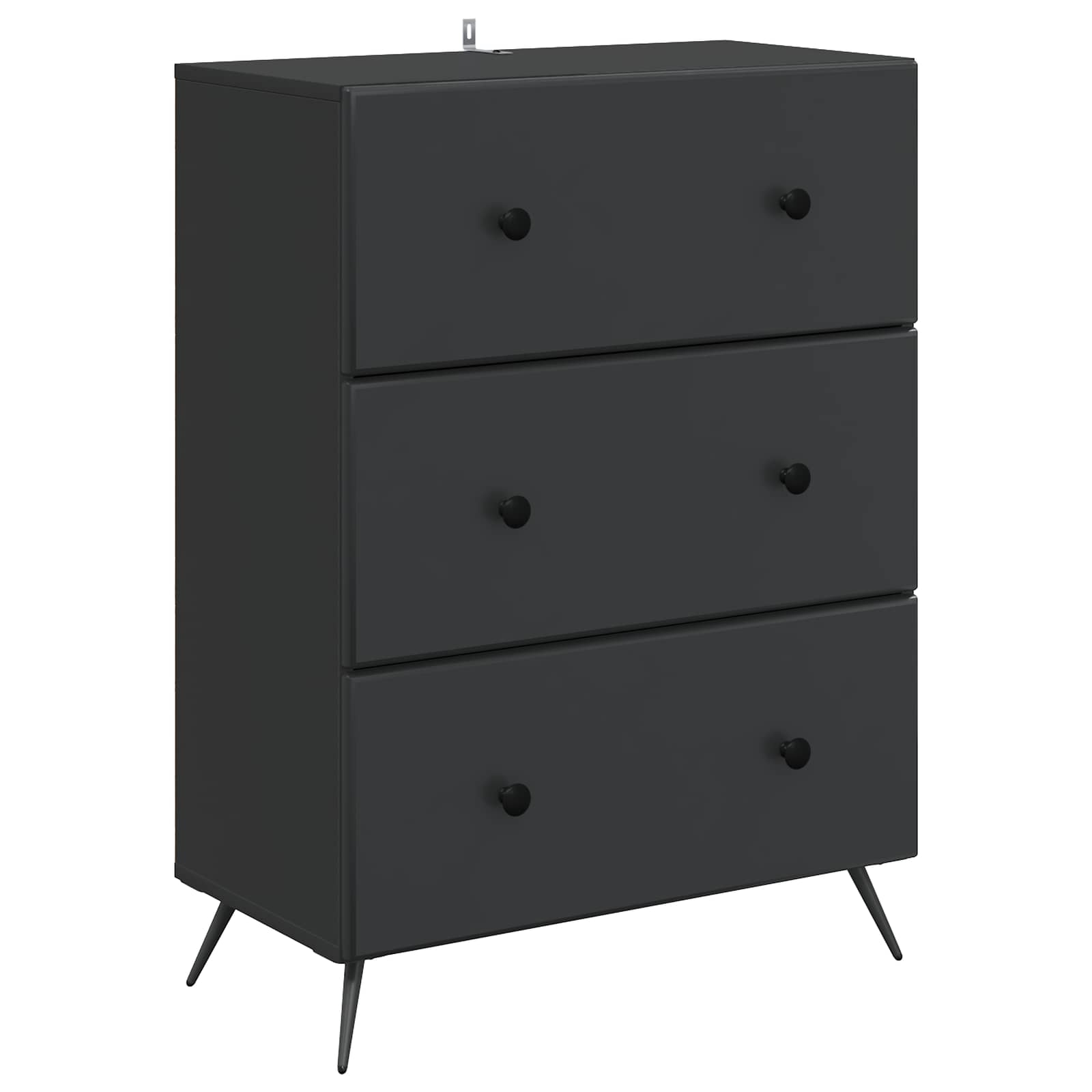vidaXL Ladenkast Zwart 66 x 34,5 x 90 cm Bewerkt hout
