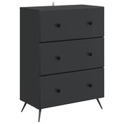vidaXL Ladenkast Zwart 66 x 34,5 x 90 cm Bewerkt hout