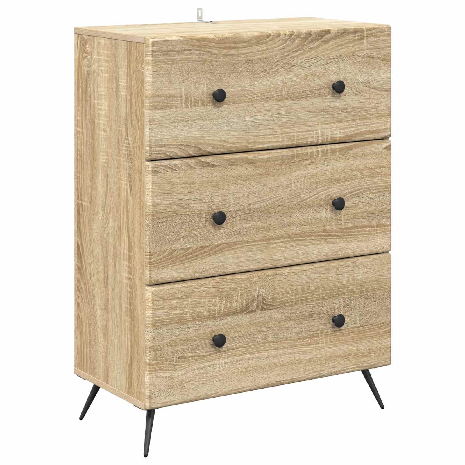vidaXL Ladenkast Zwart 66 x 34,5 x 90 cm Bewerkt hout