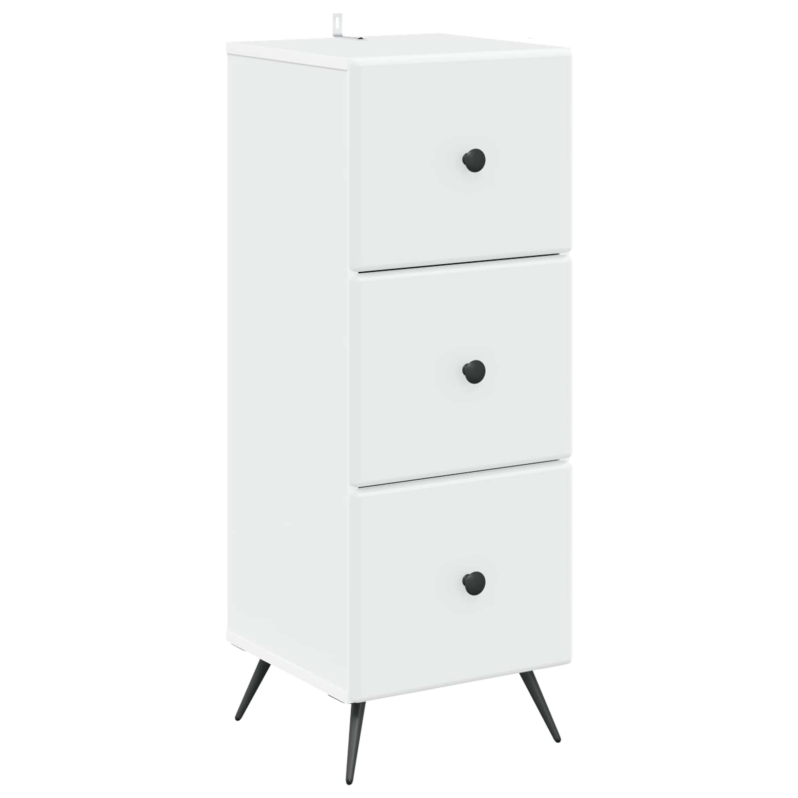 vidaXL Ladenkast Zwart 33 x 34,5 x 90 cm Bewerkt hout