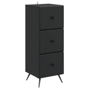 vidaXL Ladenkast Zwart 33 x 34,5 x 90 cm Bewerkt hout